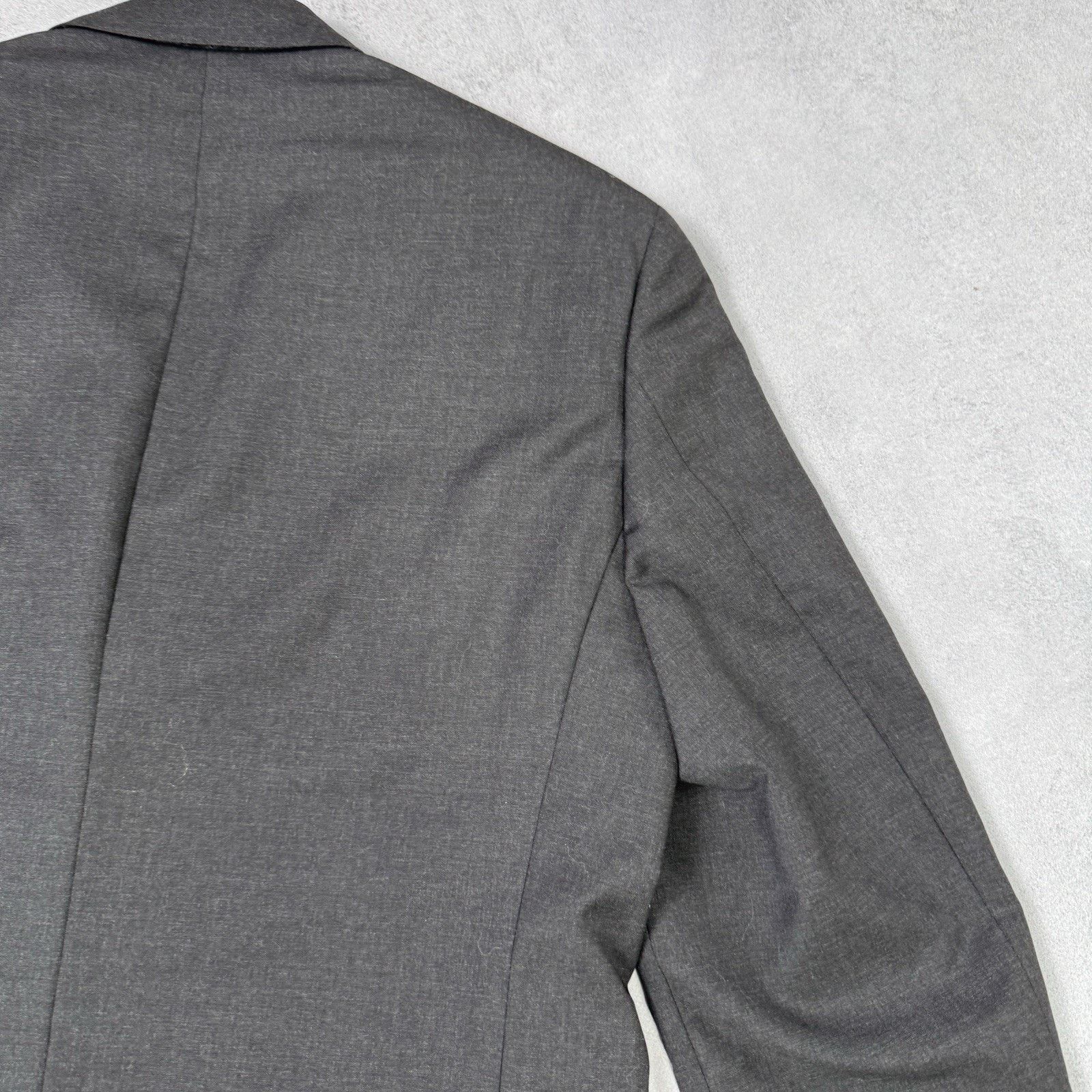 Burberry Burberry Men Wool Blazer Grey Size 50R Size 40R - 22 Thumbnail