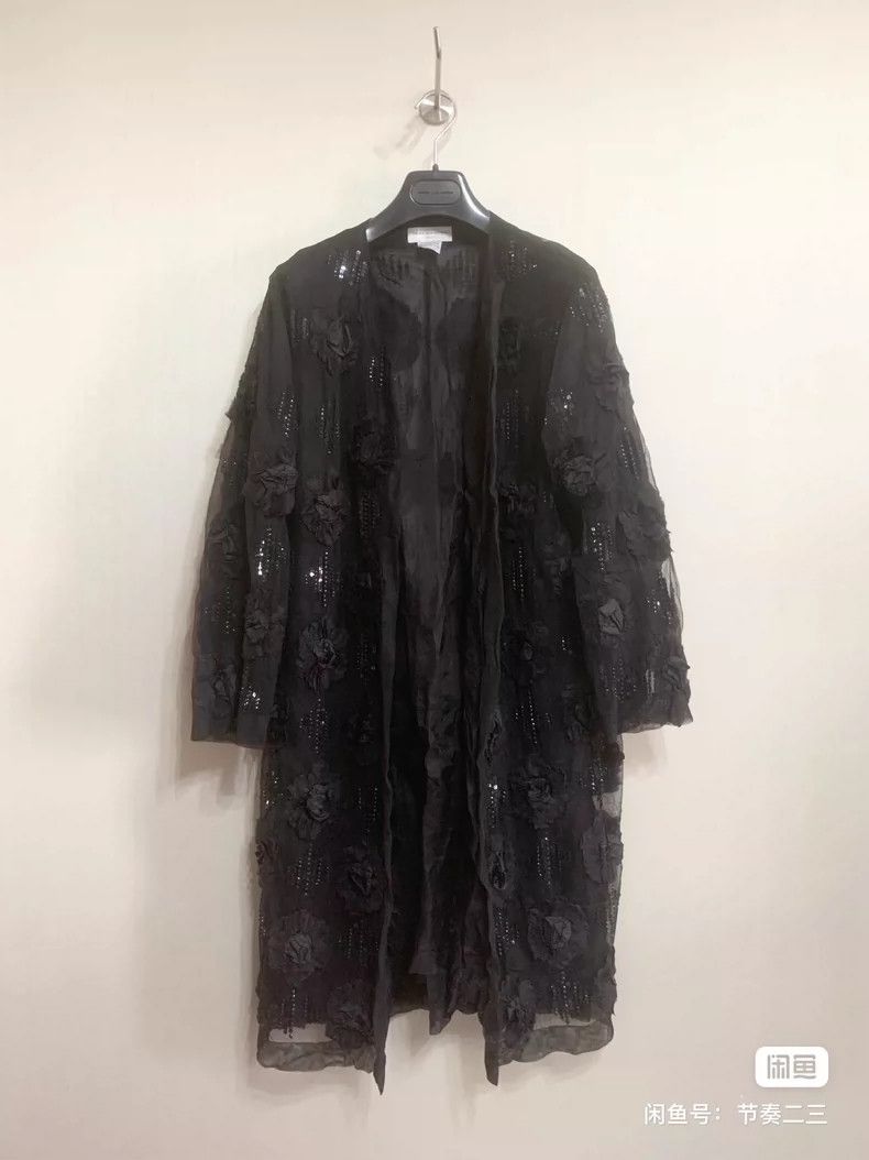 Dries Van Noten dries van noten Three-dimensional sequined coat 2504-Nexta Size US XXS / EU 40 - 1 Thumbnail