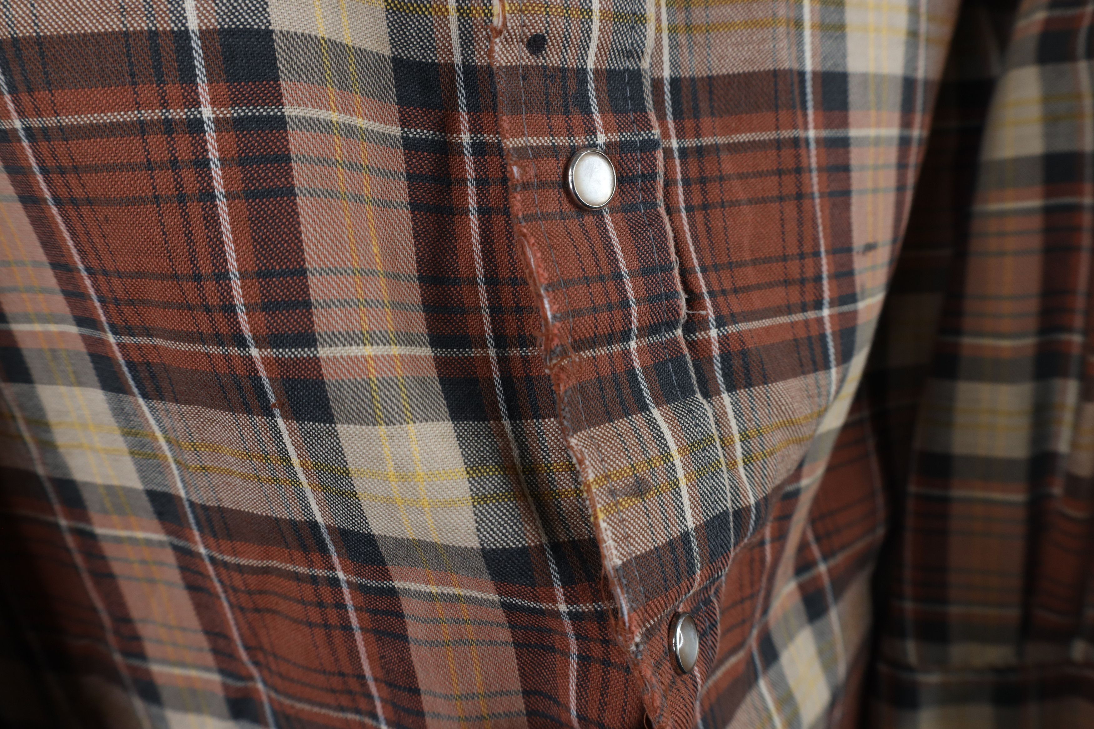 Vintage Vintage 70s Streetwear Western Rodeo Snap Button Shirt USA Size US L / EU 52-54 / 3 - 5 Thumbnail