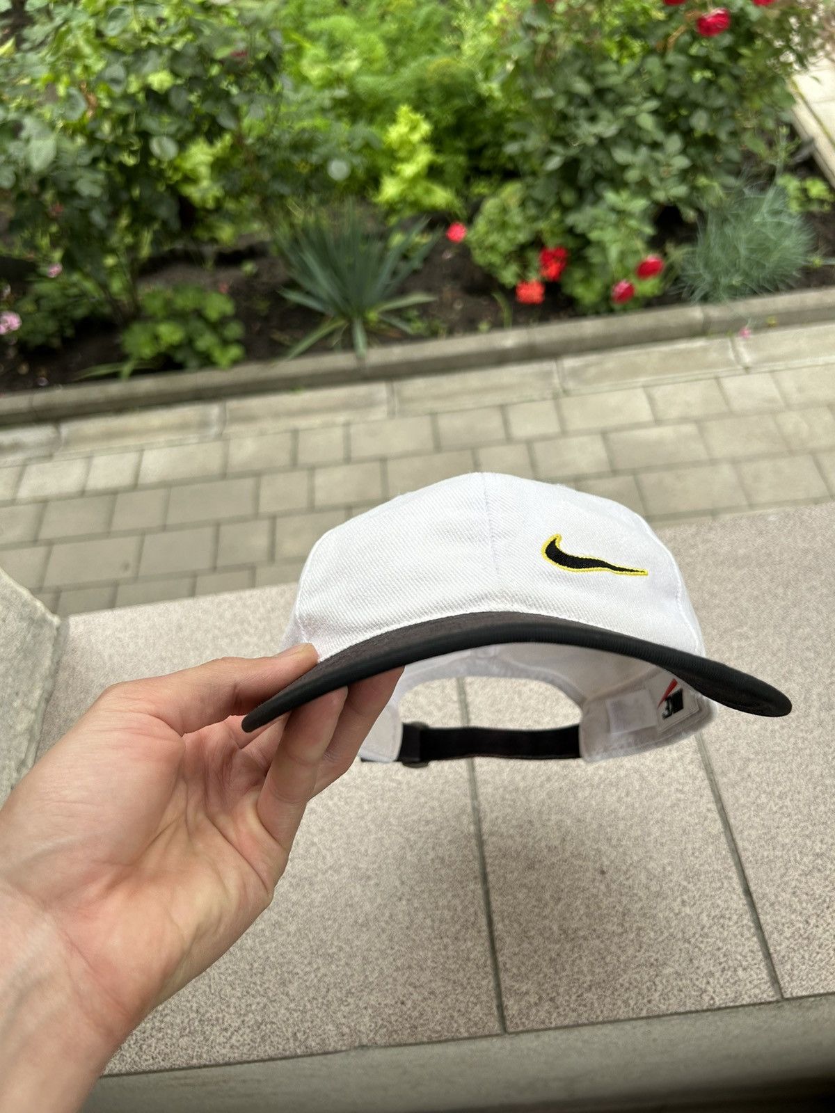 Nike Vintage Nike Swoosh Logo Y2k Drill streetwear style cap Size ONE SIZE - 6 Thumbnail