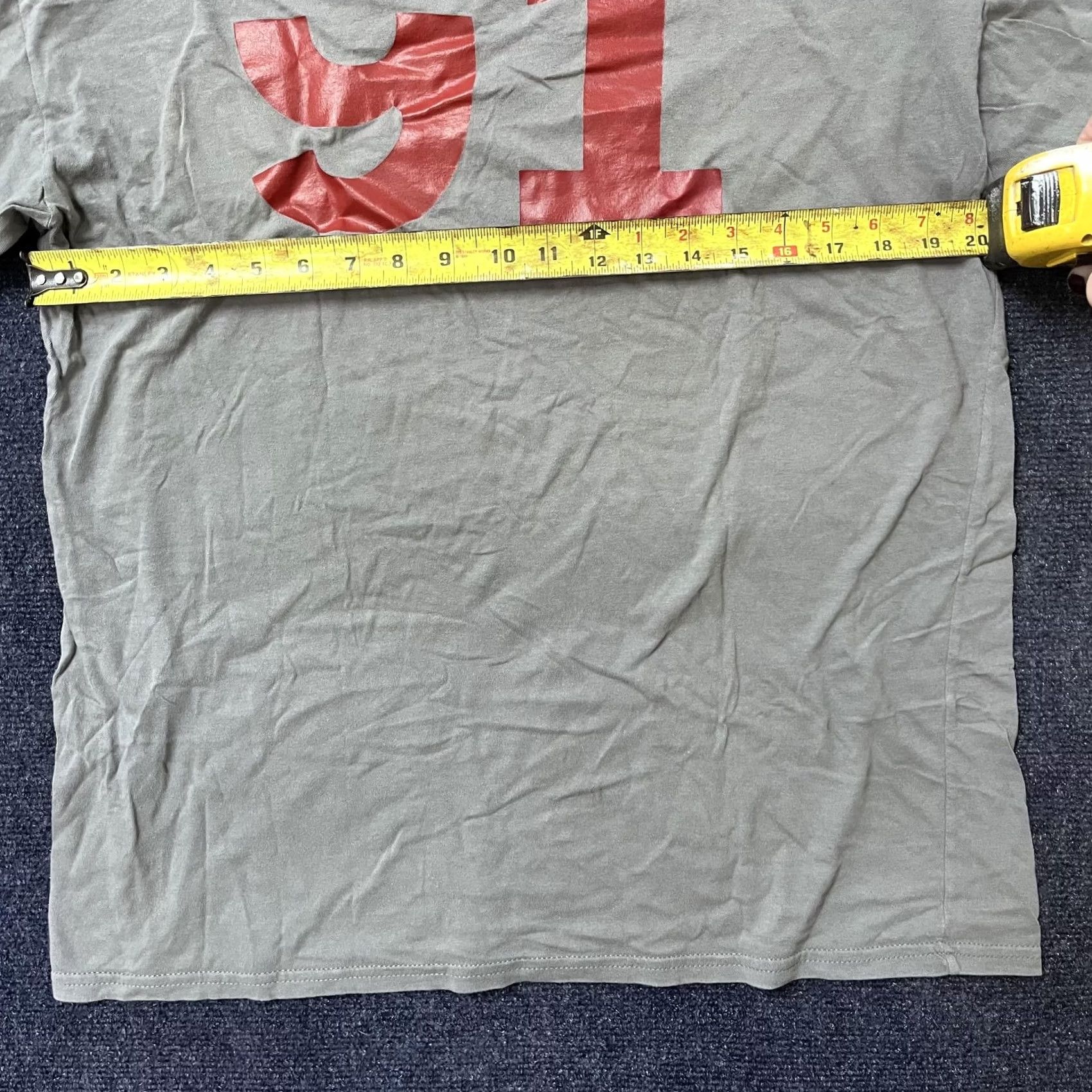Armani Exchange Armani Exchange Shirt Mens M Gray Red Graphic New York 1991 AX Tee Crewneck Size US M / EU 48-50 / 2 - 4 Thumbnail