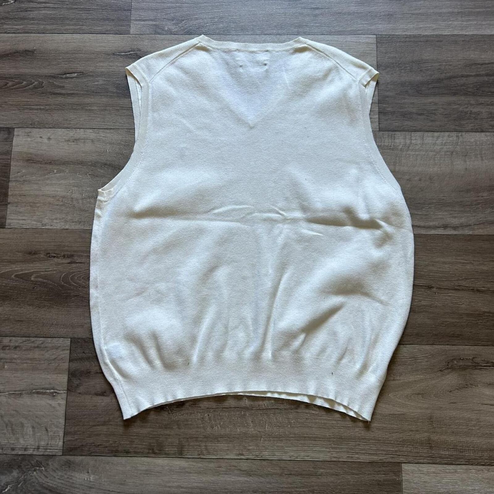 Polo Ralph Lauren Vintage 90’s Polo Ralph Lauren cream sweater vest Size XXL Size US XXL / EU 58 / 5 - 3 Thumbnail