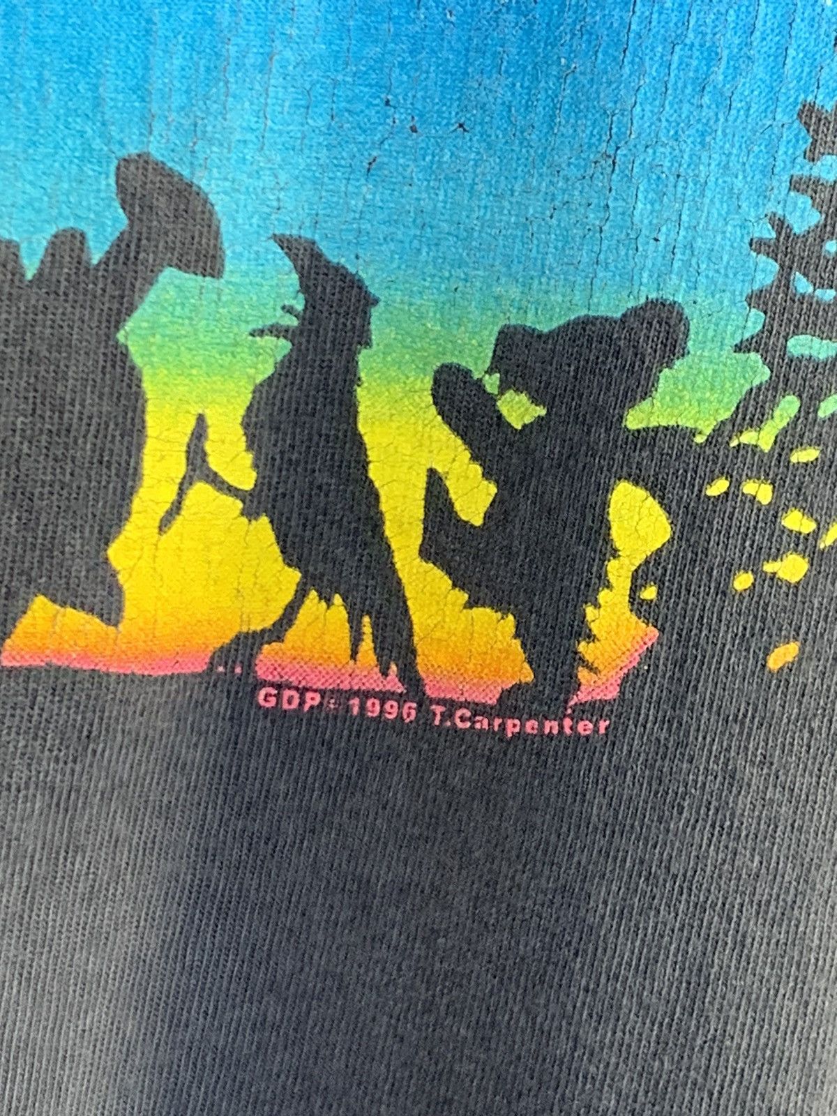 Band Tees × Grateful Dead × Vintage RARE Vintage 1996 Grateful Dead Moondance Faded Band T-Shirt Size US M / EU 48-50 / 2 - 5 Thumbnail