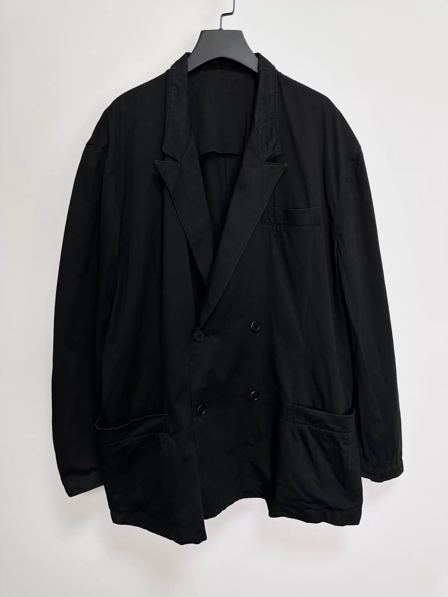 Yohji Yamamoto Yohji Yamamoto 84AW Pour Homme DB C-L Oversized M Size US M / EU 48-50 / 2 - 1 Thumbnail