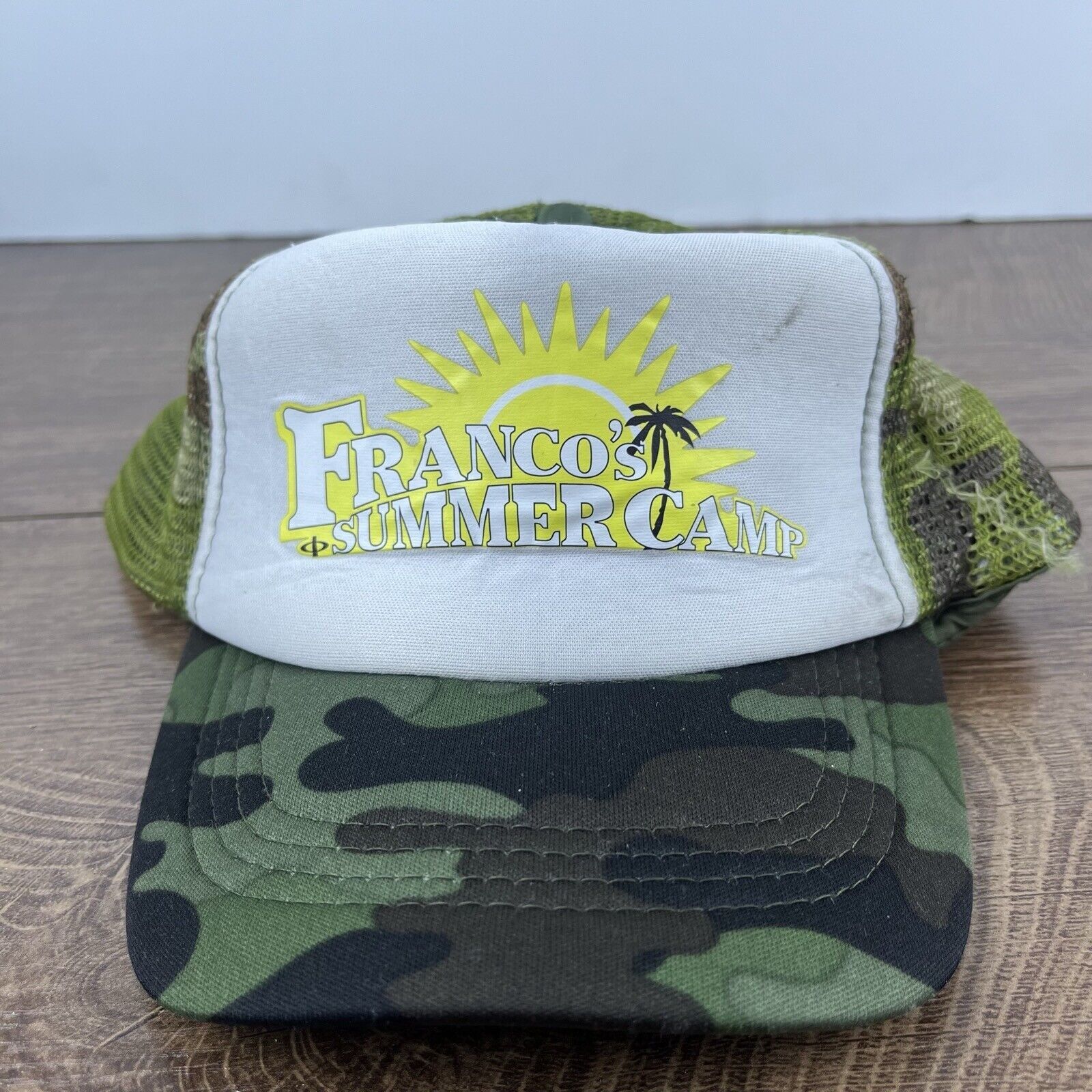Other Franco's Summer Camp Hat Adjustable Hat Camo Adjustable Hat Size ONE SIZE - 2 Thumbnail