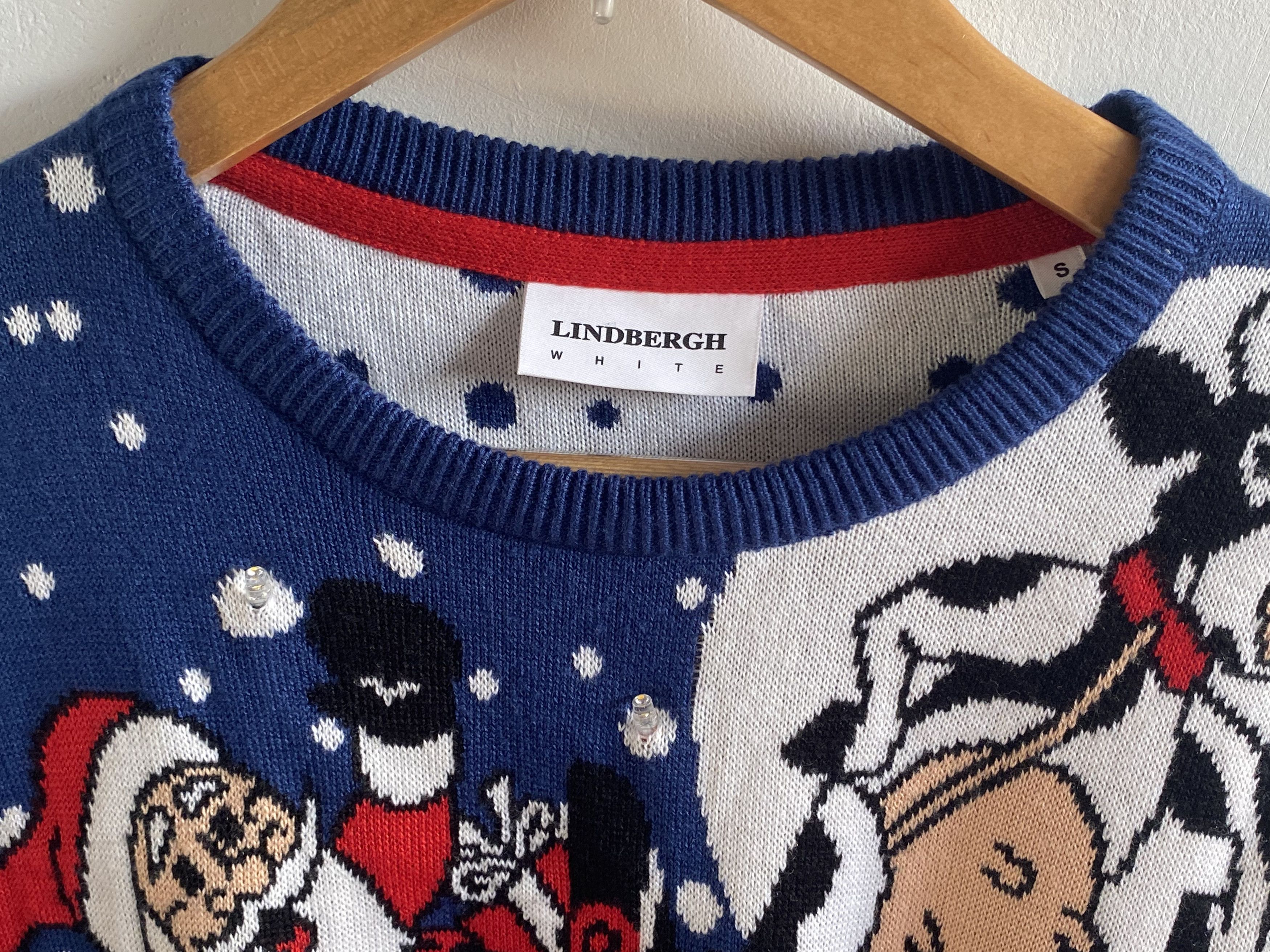 Lindbergh Lindbergh White Denmark Christmas sweater jumper xmas knit Size US S / EU 44-46 / 1 - 2 Thumbnail