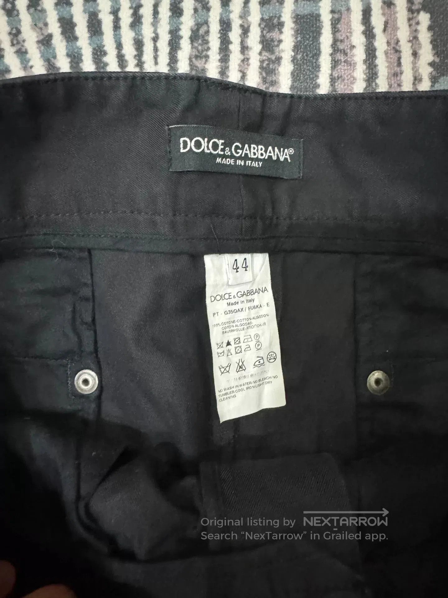 Dolce & Gabbana Dolce&Gabbana Cropped Casual Pants. Size US 28 / EU 44 - 4 Thumbnail