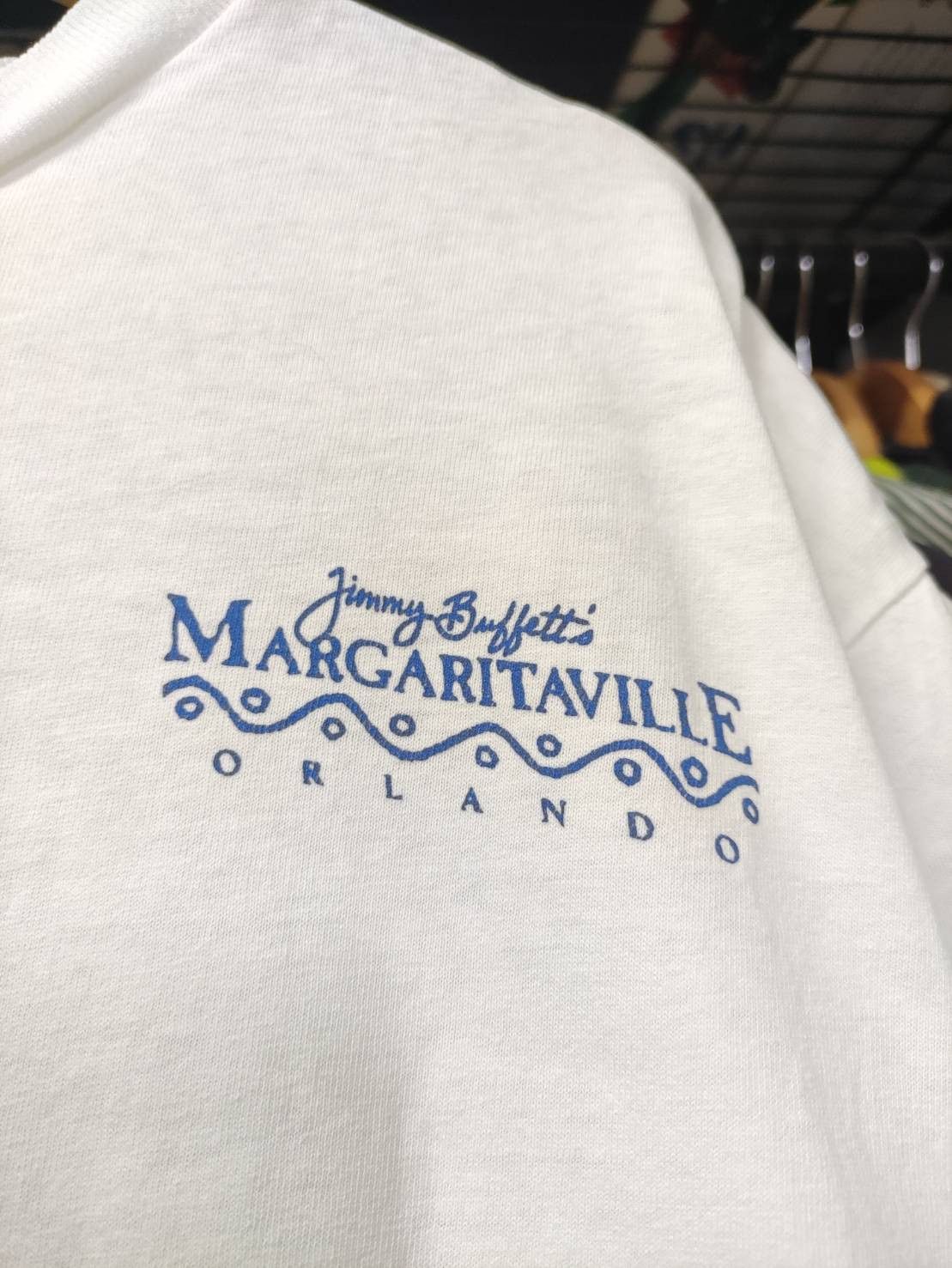 Band Tees Vtg 90's Jimmy Buffet Margaritaville Orlando T-Shirt Size US L / EU 52-54 / 3 - 3 Thumbnail