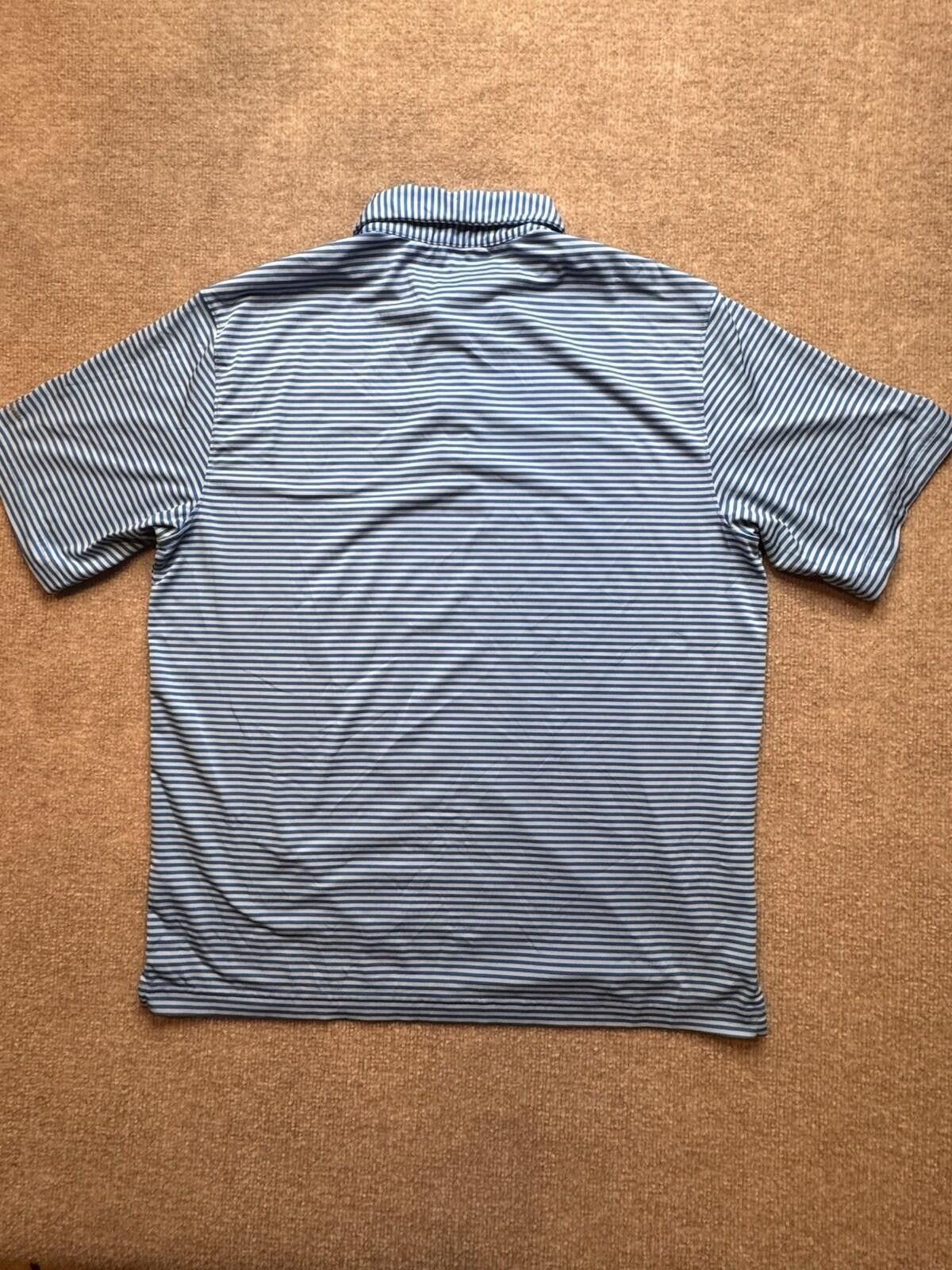 Other Walter Hagen 11 Majors Men's Med Blue Stripe Golf Polo [701] Size US M / EU 48-50 / 2 - 3 Thumbnail