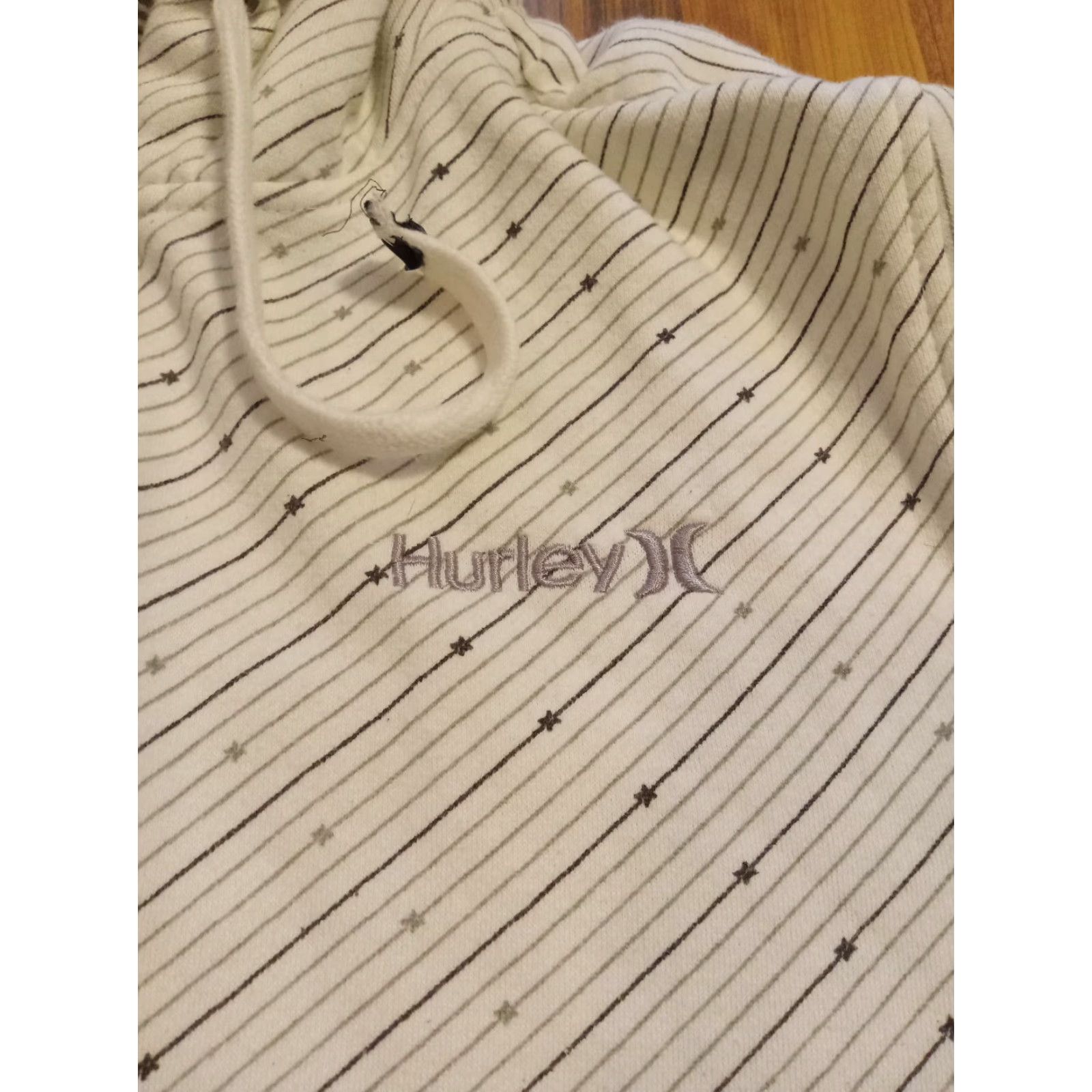 Hurley Hurley Hoodie Shirt Mens Regular M White Full Zip Zipper Hooded Pockets 42" Chest Outdoor Beach Walking Gym & Training Skater Vintage No Size US M / EU 48-50 / 2 - 3 Thumbnail
