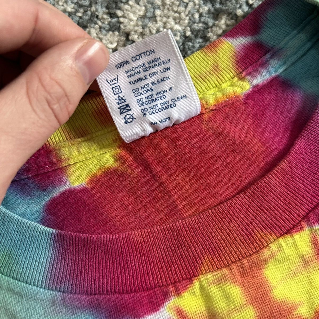 Delta 90s HEAVYWEiGHT SiNGLE STiTCH MADE in USA BRiGHT NEON TiEDYE Size US XL / EU 56 / 4 - 5 Thumbnail