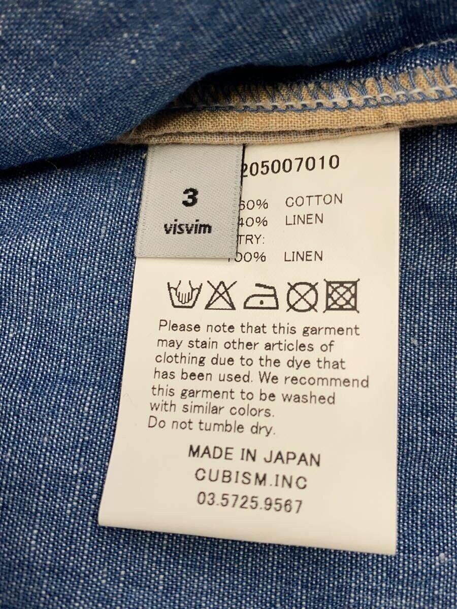 Visvim VISVIM 14AW KERCHIEF BORDER TUNIC CHAMBRAY SHIRT Size US L / EU 52-54 / 3 - 3 Thumbnail