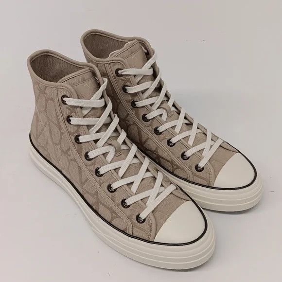 Valentino Valentino Toile Iconographe Flocked Sneakers - EU43.5/US10.5 Size US 10.5 / EU 43-44 - 2 Thumbnail