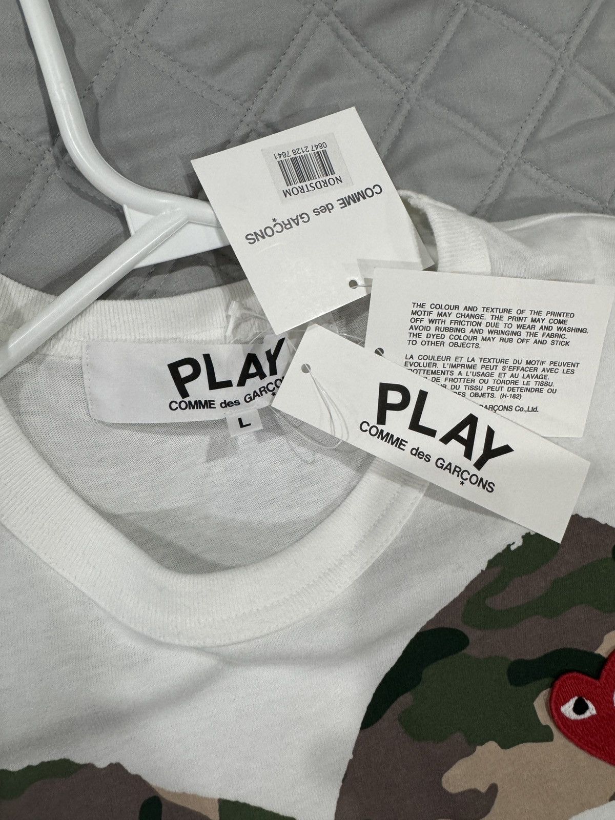 Comme des Garcons Comme Des Garçon White T-Shirt Size US L / EU 52-54 / 3 - 3 Thumbnail