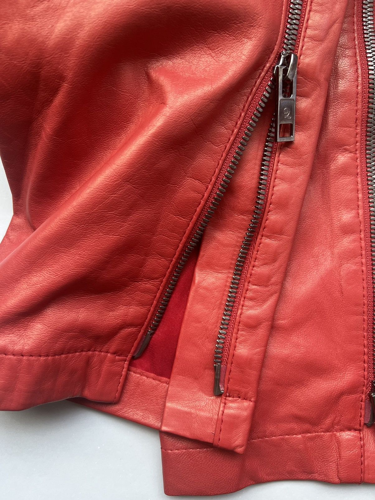 McQ Alexander McQueen Alexander McQueen lambskin leather zipper pants Size 25" / US 0 / IT 36 - 8 Thumbnail