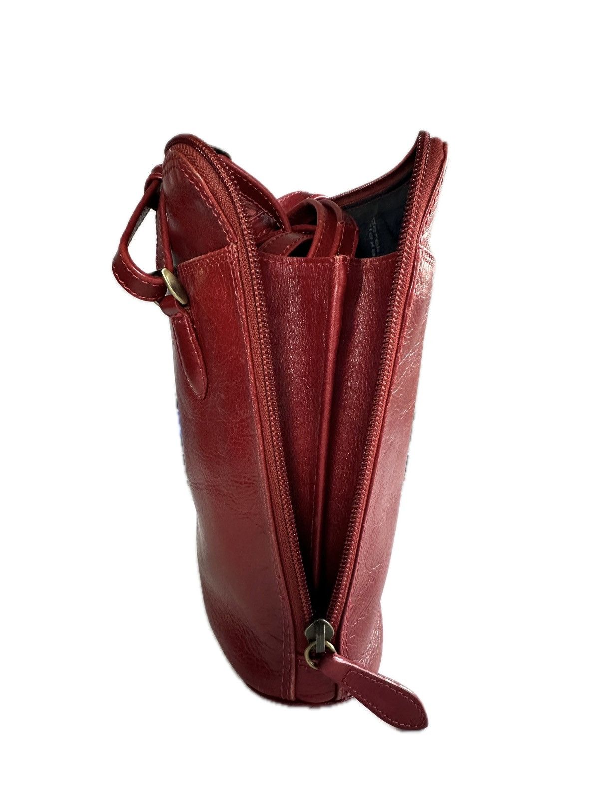 Other Derek Alexander Slim Organizer Red Leather Crossbody Bag Size ONE SIZE - 7 Thumbnail