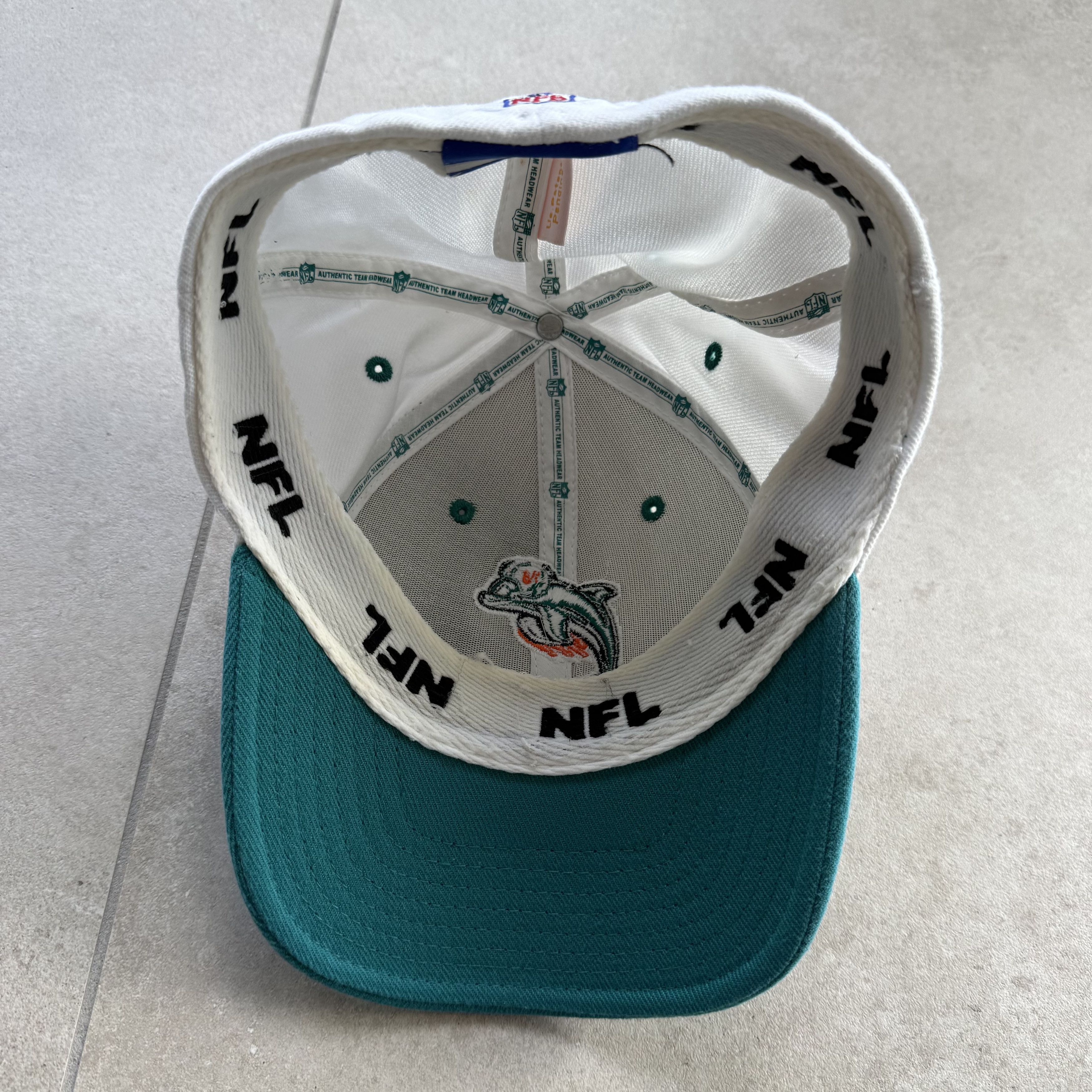 Reebok Vintage Y2K Reebok Miami Dolphins S/M Hat Size ONE SIZE - 6 Thumbnail