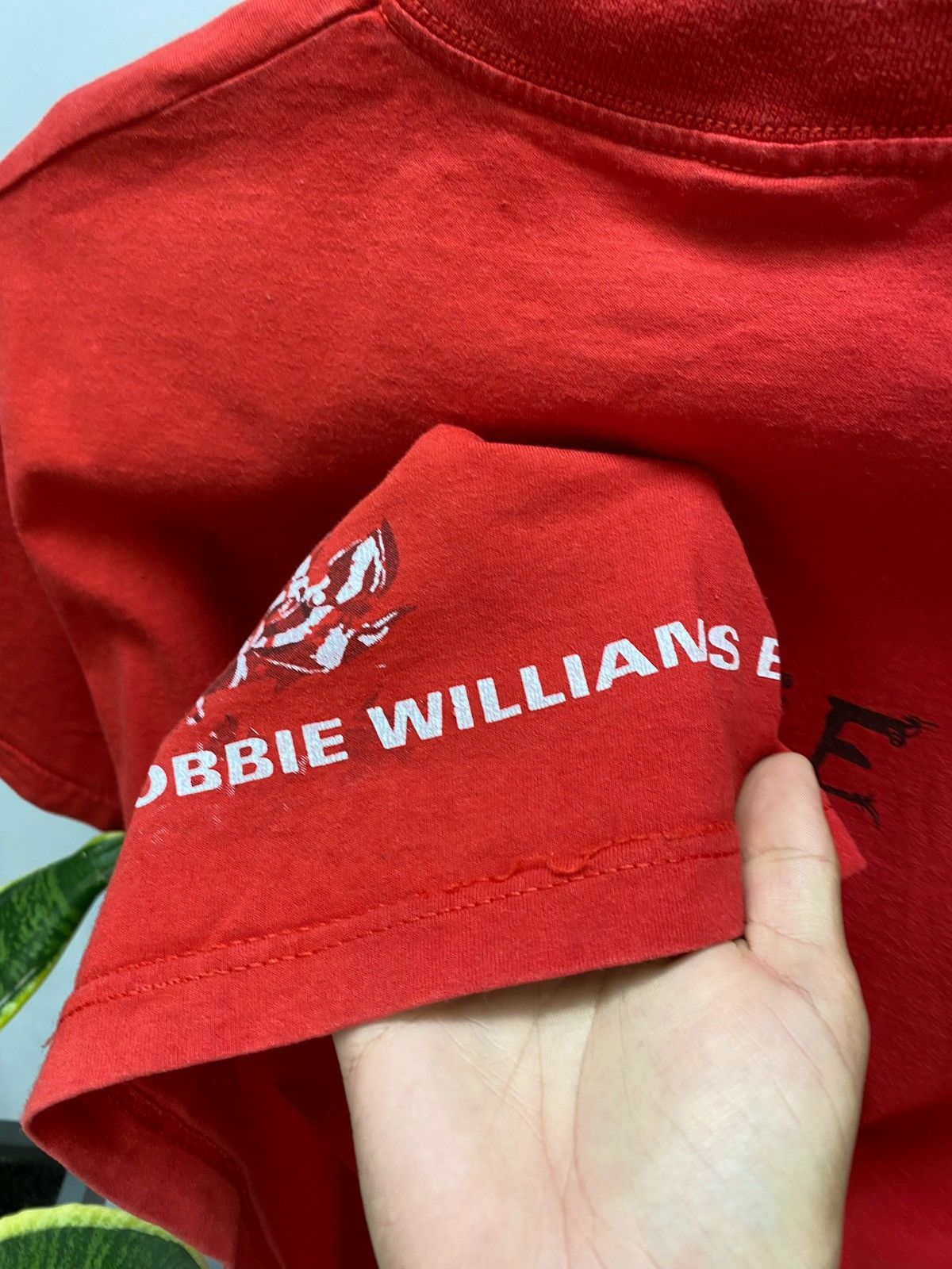 Band Tees × Vintage Robbie Williams Love 2003 Tour Shirt Size US M / EU 48-50 / 2 - 17 Thumbnail