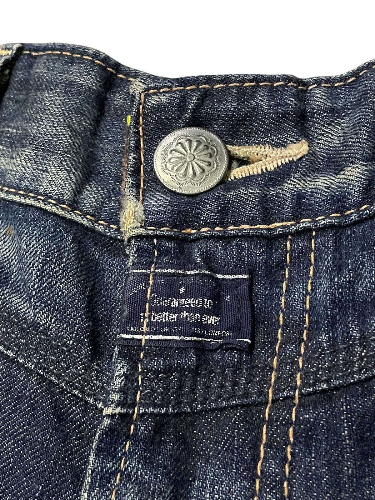 Edwin × Hysteric Glamour × Japanese Brand Edwin Bush Pocket Mud Wash Claw Mark Loose Denim Pants Size US 32 / EU 48 - 16 Thumbnail