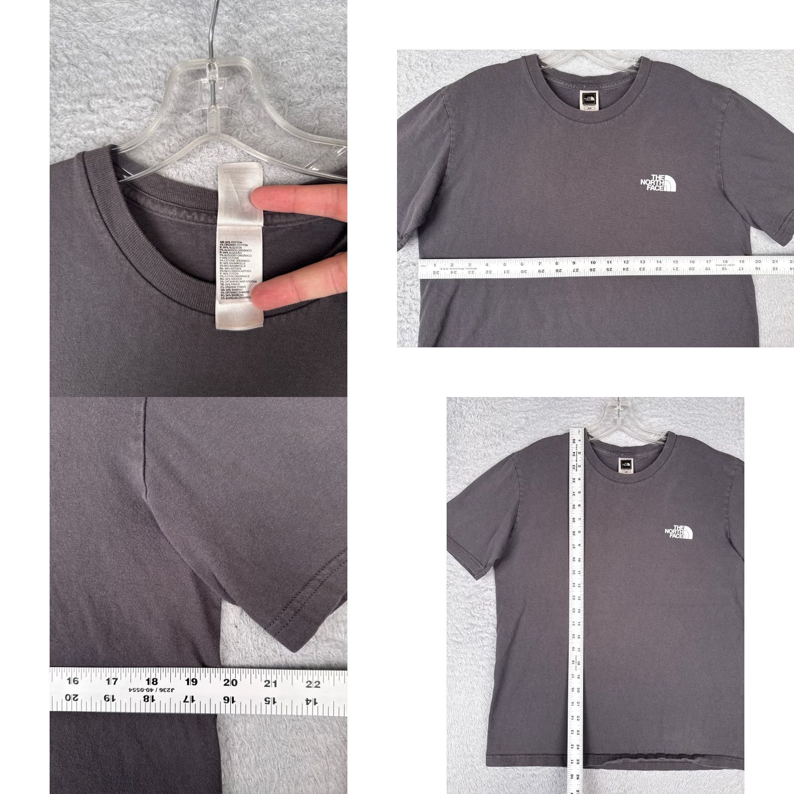 The North Face VINTAGEThe North Face Shirt Men Medium Gray Short Sleeve Crew Neck Cotton Blend READ Size US M / EU 48-50 / 2 - 8 Thumbnail