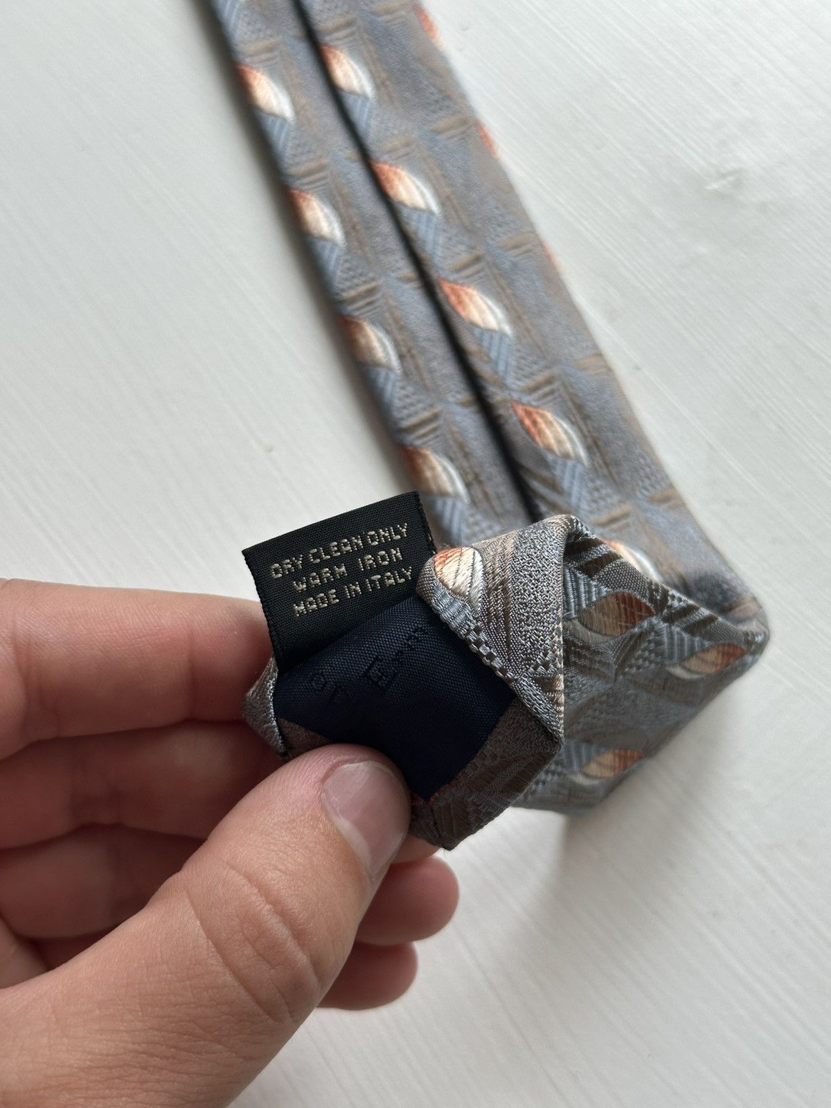 Ermenegildo Zegna × The Tie Bar Ermenegildo Zegna Tie 90s Monogram Cravatca Y2K Calssic Size ONE SIZE - 3 Thumbnail