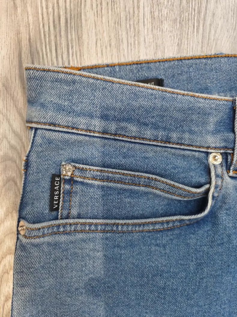 Versace Versace Medusa embroidered men's jeans Size US 37 - 4 Thumbnail