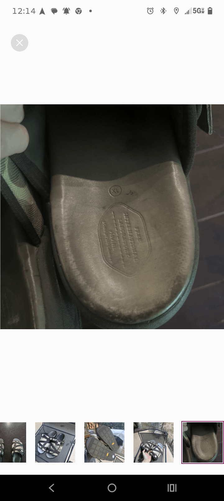 Visvim Visvim christo camo slides size XL 8 in Japan handcrafted XL Size US 12 / EU 45 - 4 Thumbnail