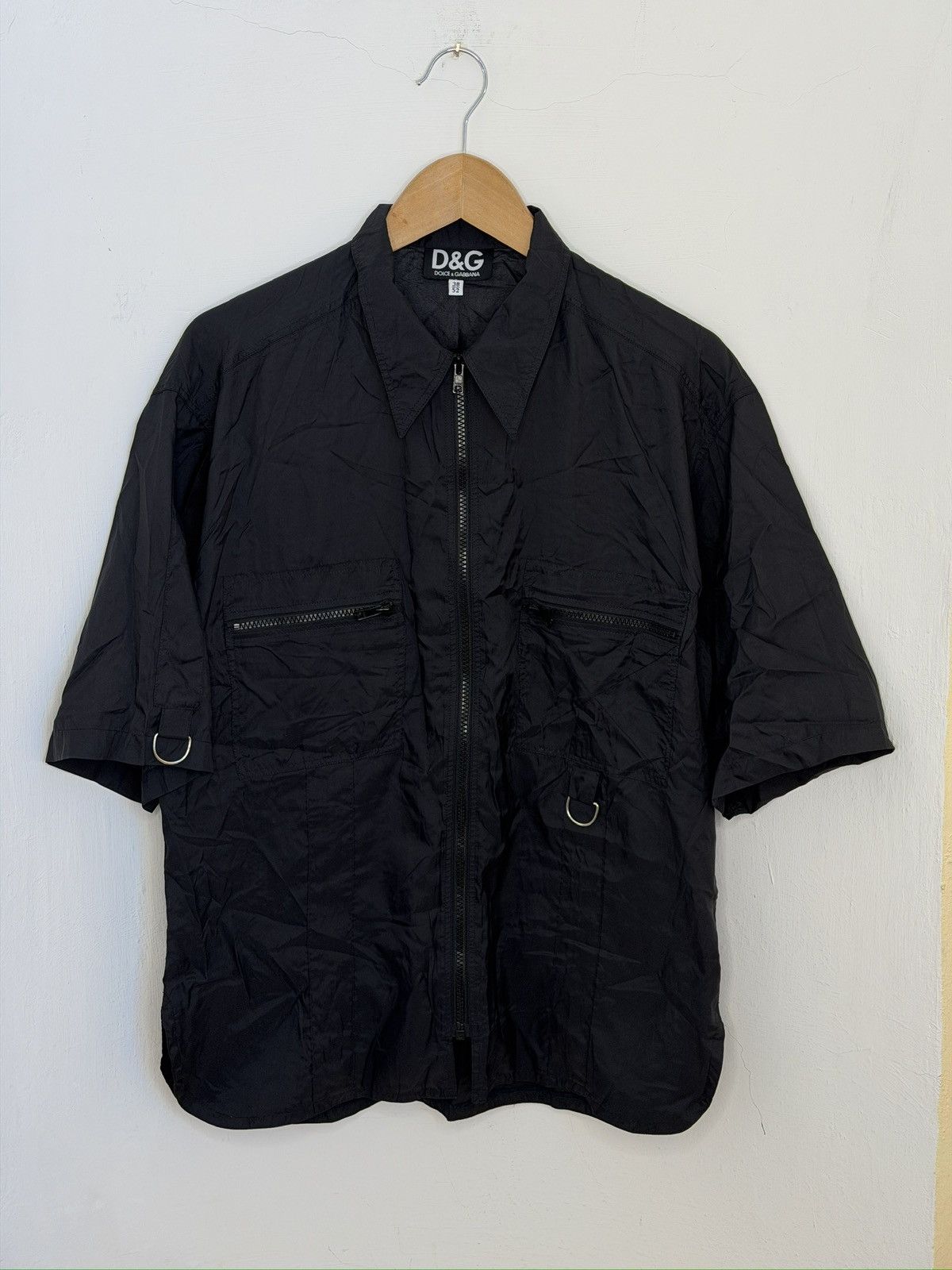 Dolce & Gabbana SS96 Archive Dolce & Gabbana Nylon Shirt Men‘s Size M Size US M / EU 48-50 / 2 - 1 Thumbnail