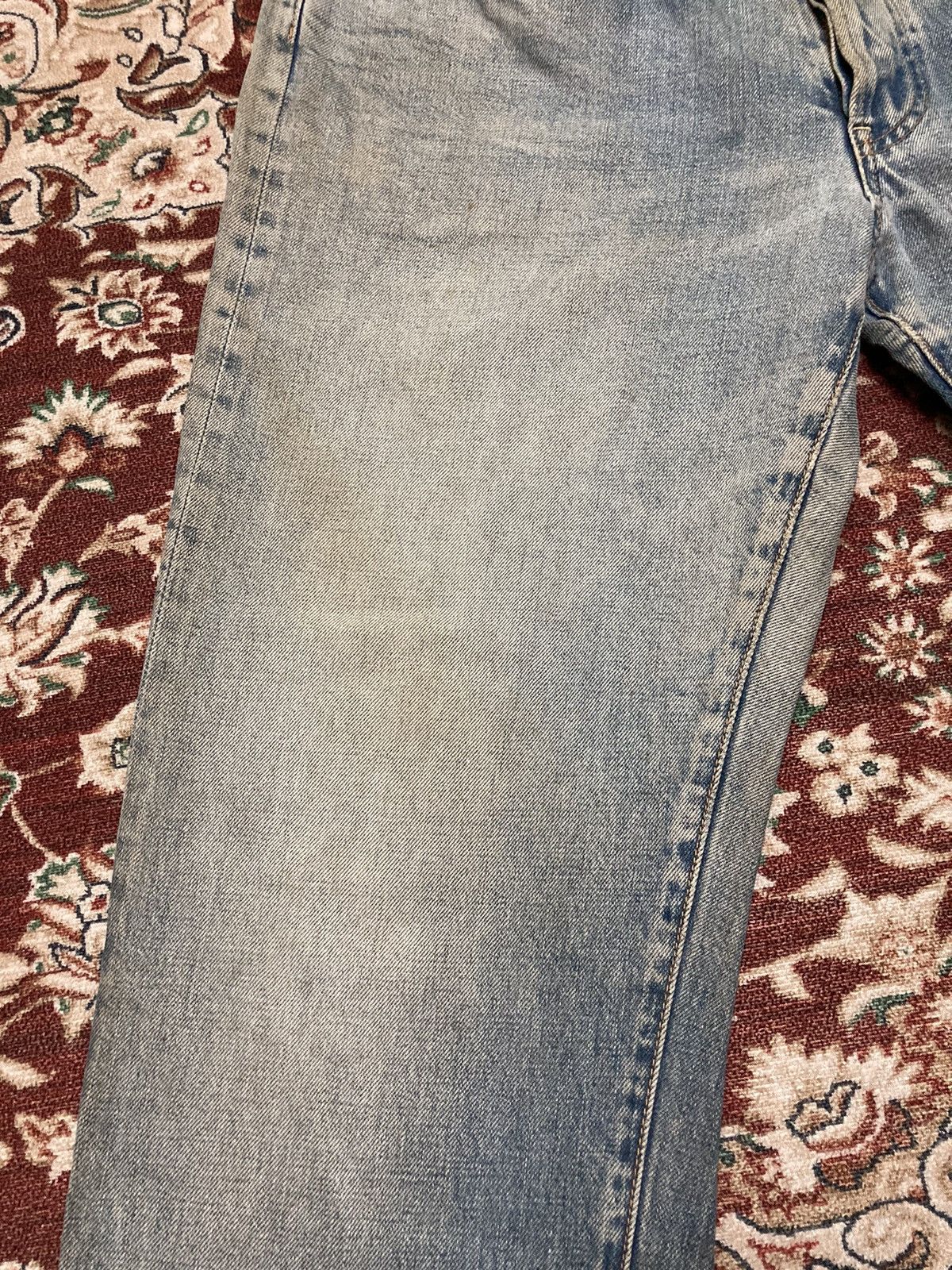 Japanese Brand Vintage Distressed Sewing Chop Jeans Size US 30 / EU 46 - 7 Thumbnail