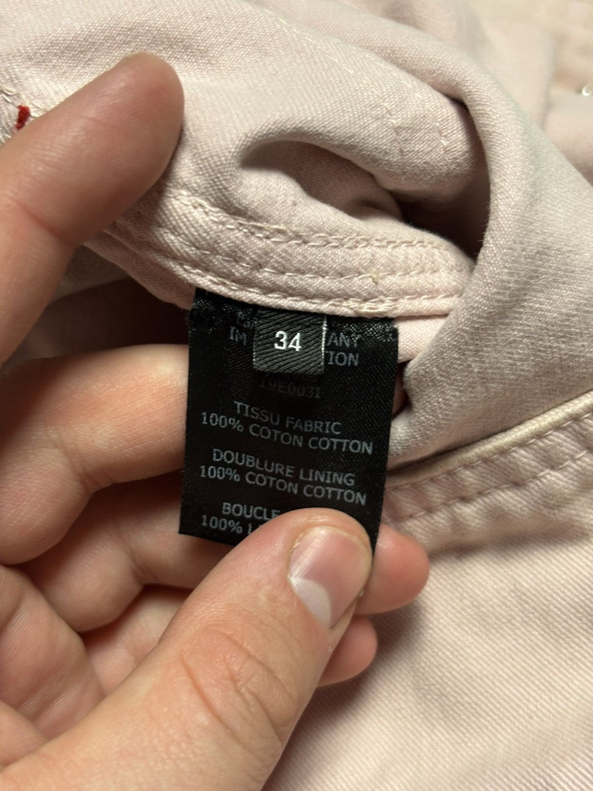 Designer × Isabel Marant Isabel Marant Denim Cargo Pants Pink Womens Size 34 Size 34" / US 12 / IT 48 - 13 Thumbnail