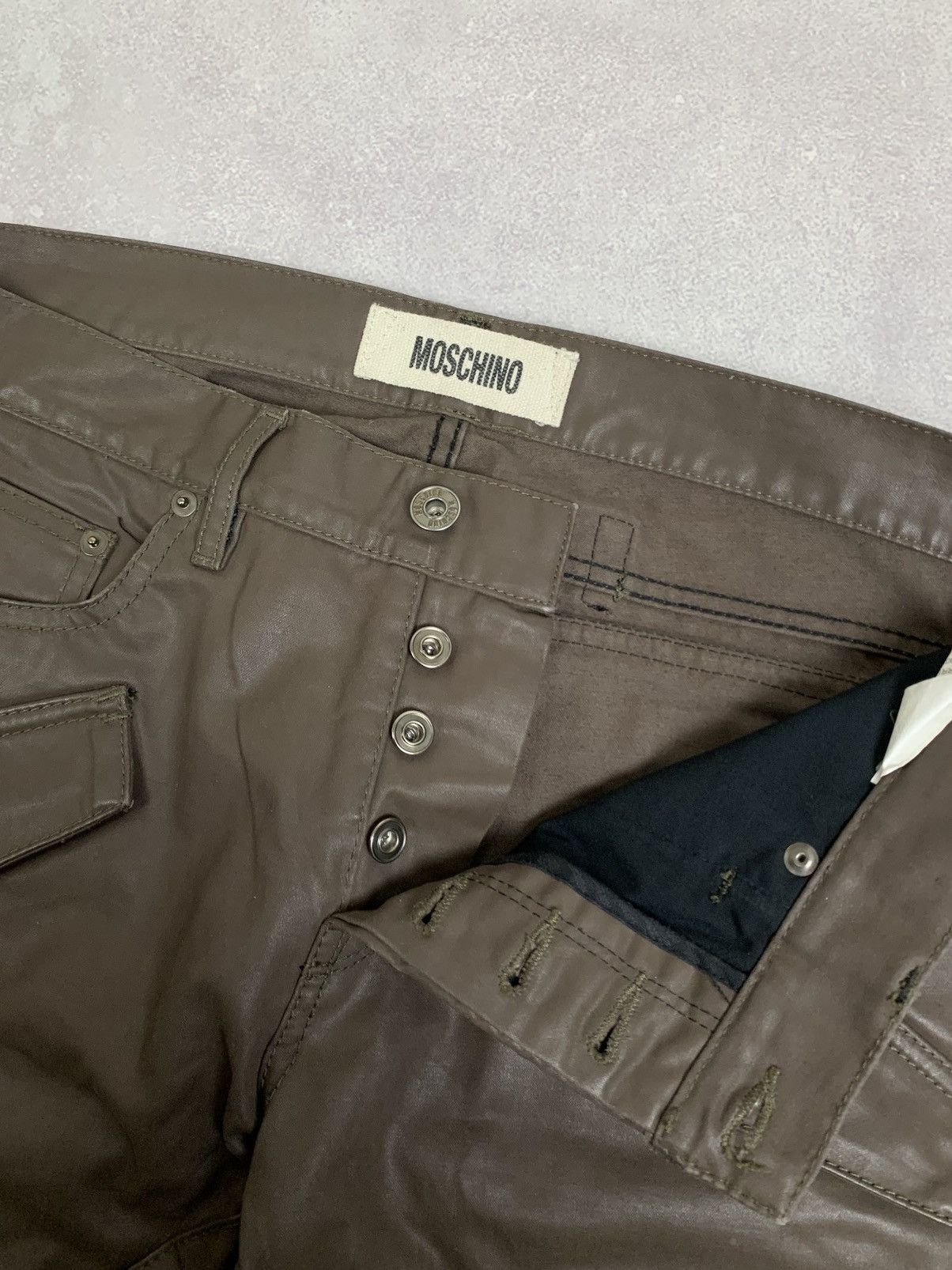 Moschino Moschino Archive Y2K Coated Pants Levi’s Engineered Vibe Size US 31 - 18 Thumbnail