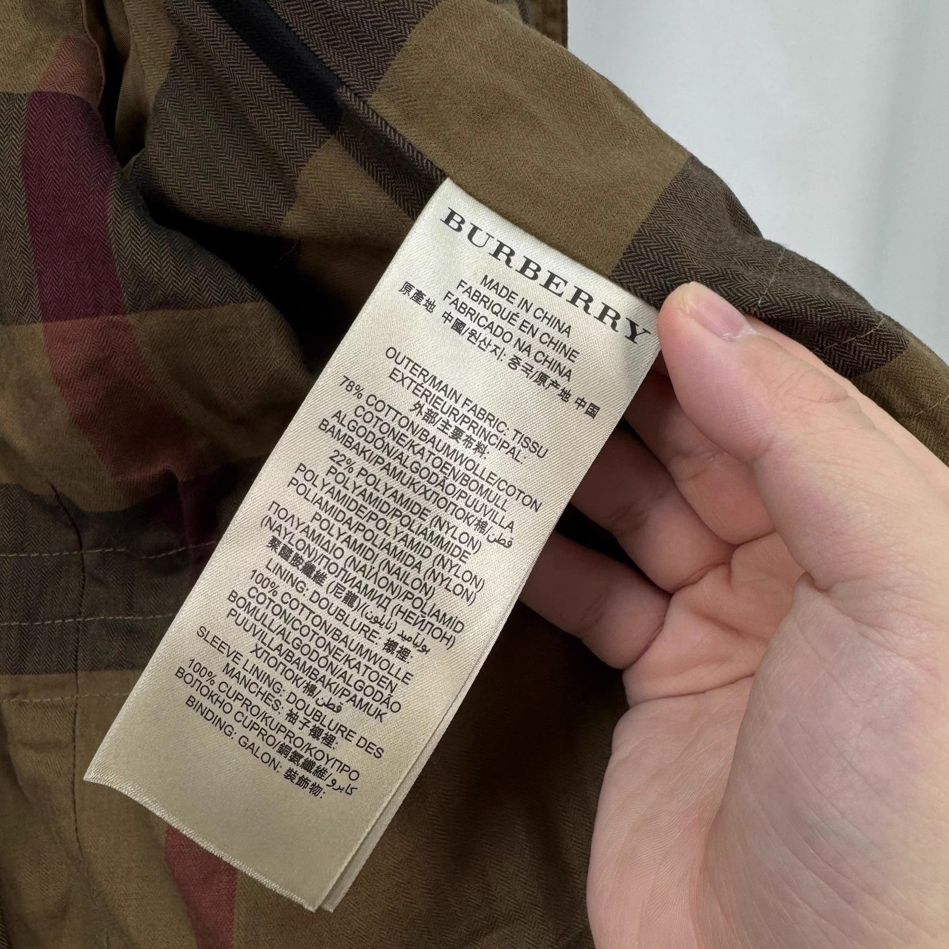 Burberry Burberry Runway Rivet Inner Check Jacket UK8 98 New Size S / US 4 / IT 40 - 8 Thumbnail