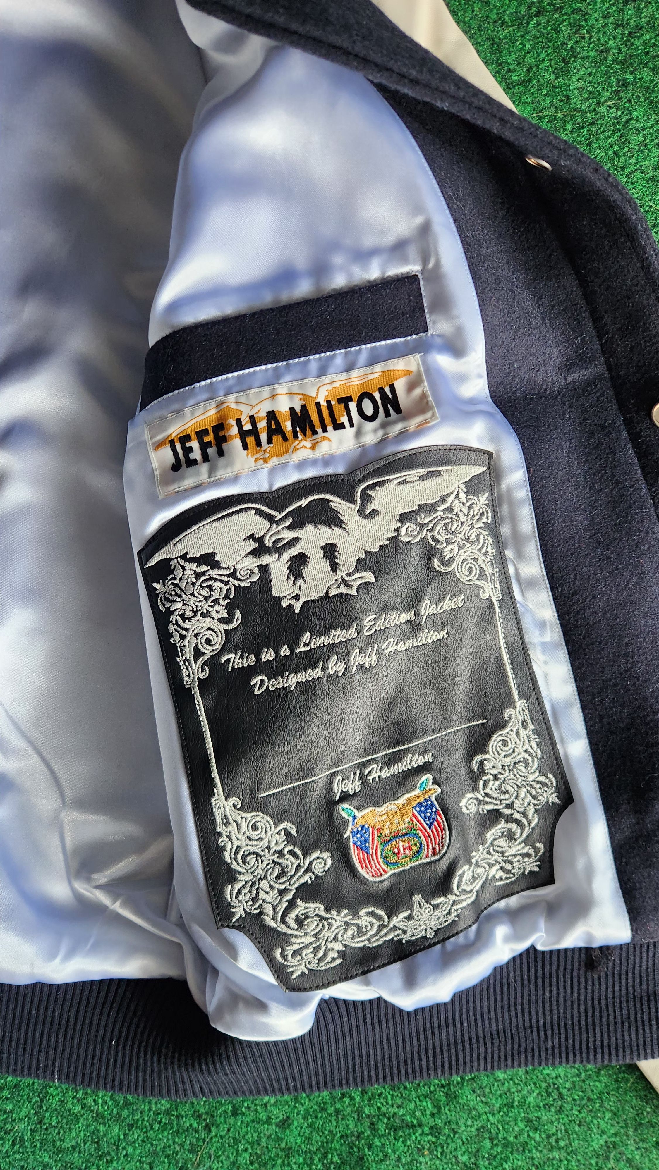 Jeff Hamilton × Vintage Dallas Cowboys Jeff Hamilton Wool & Leather Varsity Jacket Size US S / EU 44-46 / 1 - 8 Thumbnail