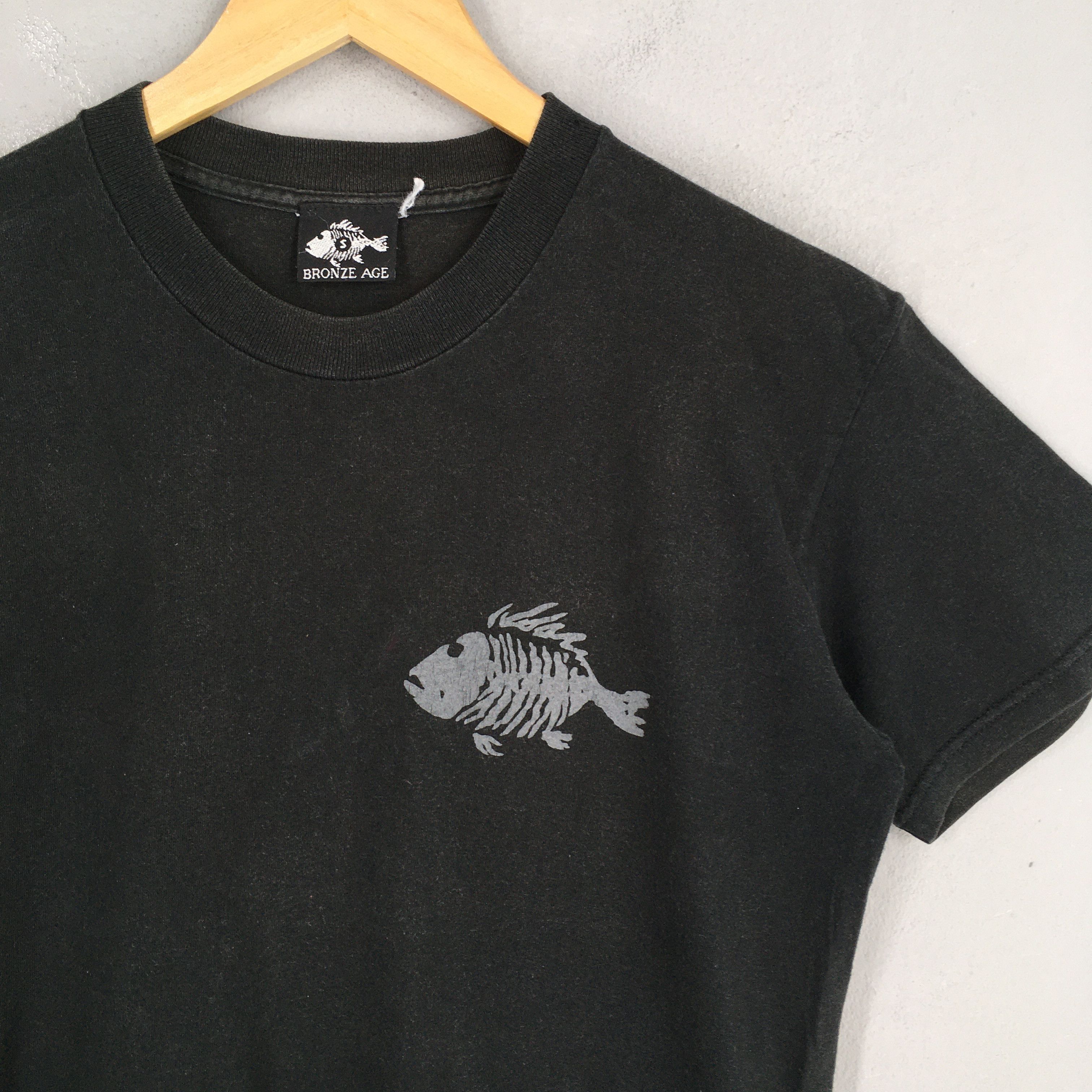 Other Vintage Bronze Age Skate Fish Bones Black T shirt Small Size US S / EU 44-46 / 1 - 6 Thumbnail