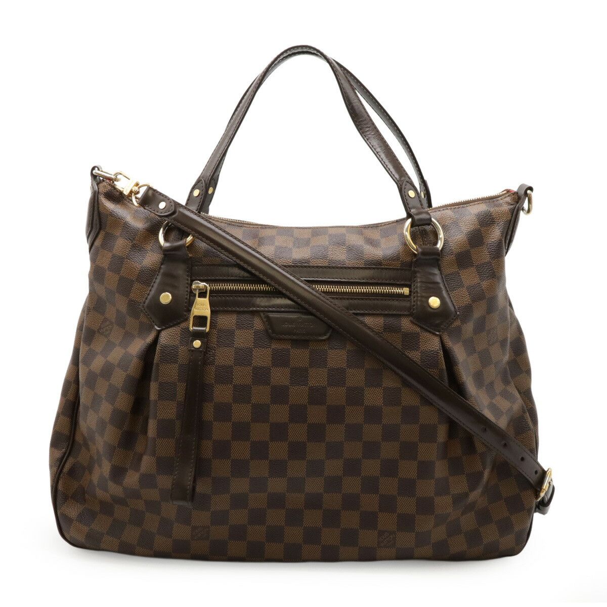 Louis Vuitton Louis Vuitton Louis Vuitton Evora Damier 2way bag Canvas Shoulder Bag N41132 DUTY FREE for USA Size ONE SIZE - 1 Thumbnail