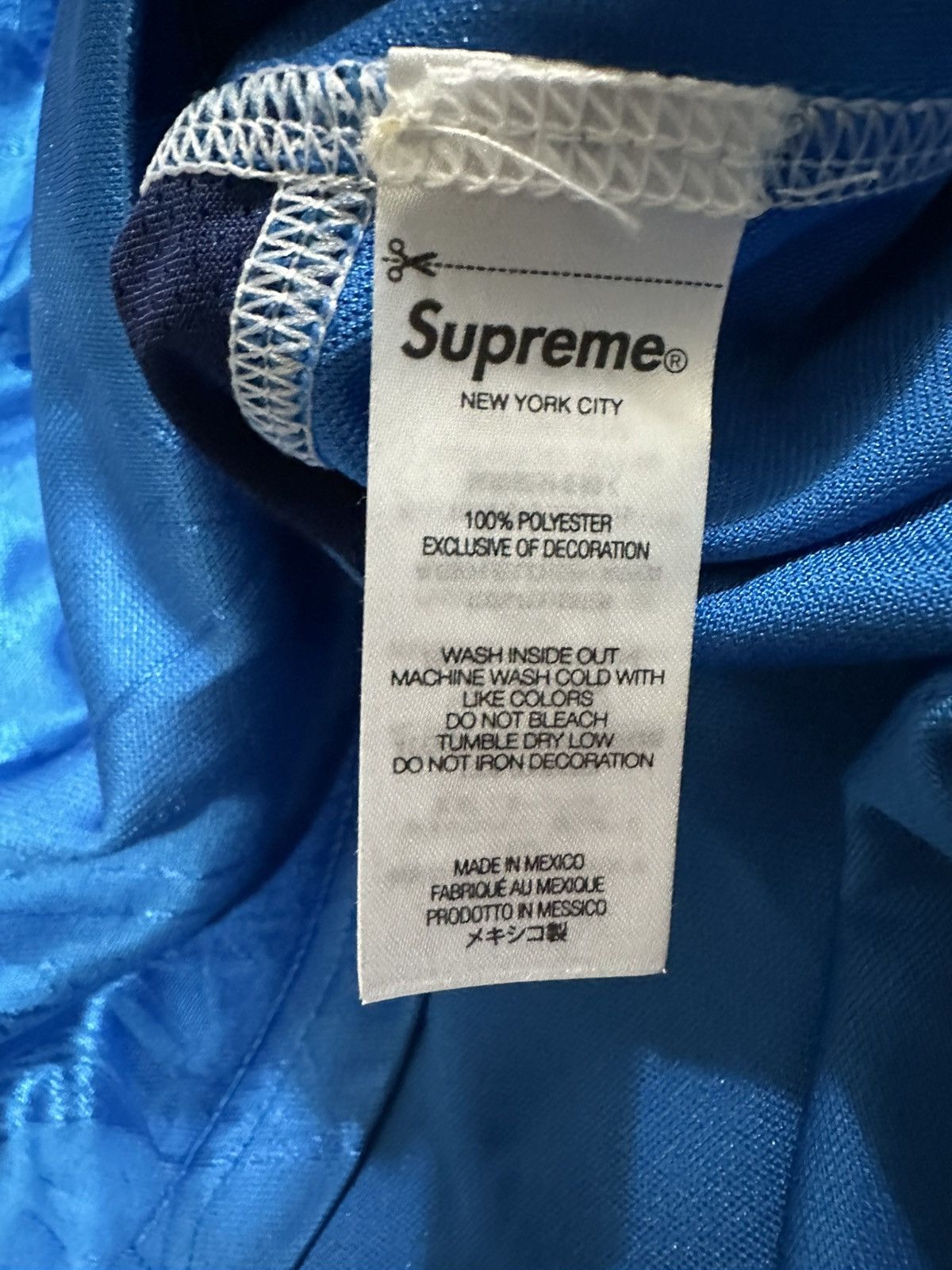 Supreme Supreme Jacquard Soccer Jersey - Medium, Blue Size US M / EU 48-50 / 2 - 5 Thumbnail