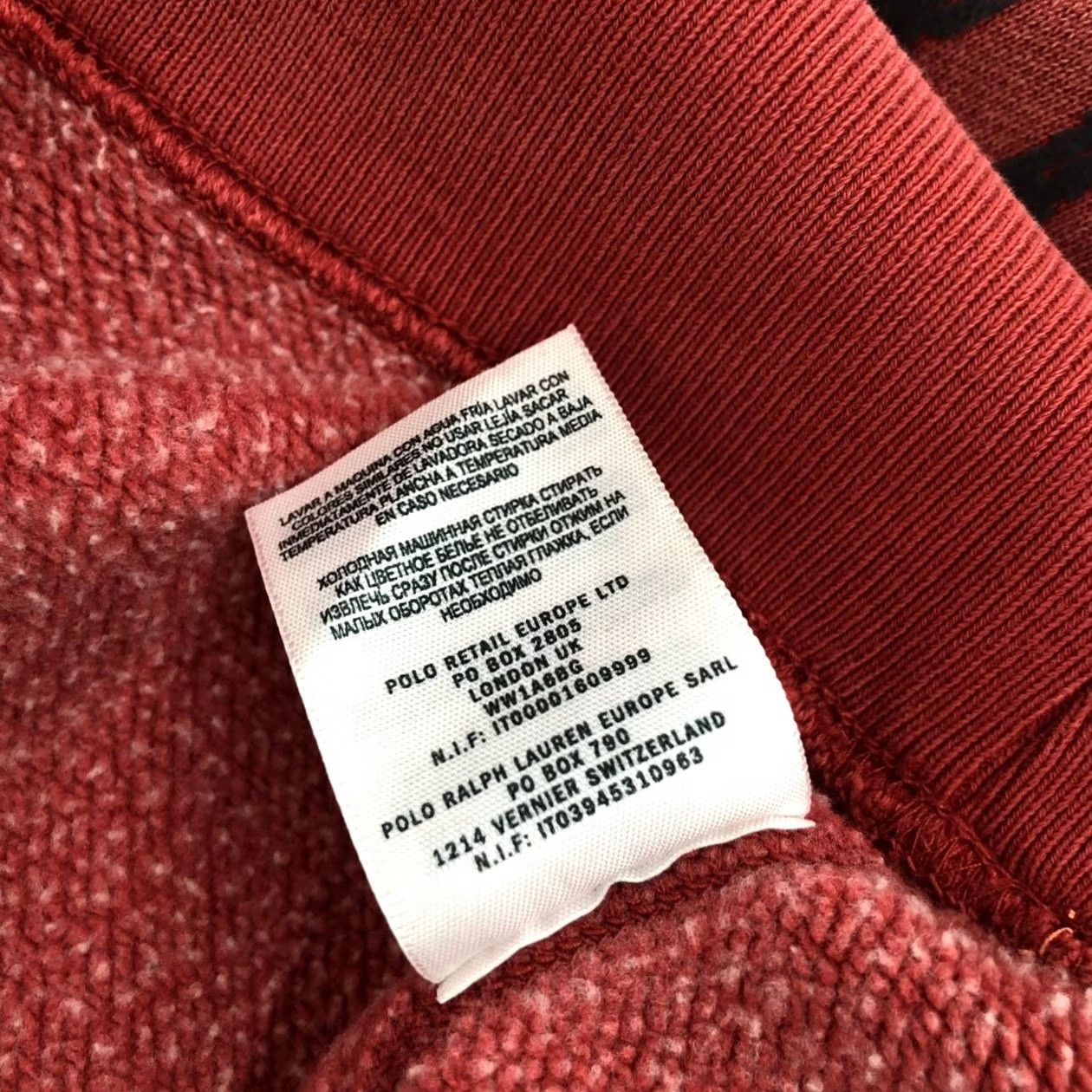 Ralph Lauren RRL Ralph Lauren Sweatshirt Size S Red RAMBLERS Logo V Gazette Men's Pre-owned Size US S / EU 44-46 / 1 - 5 Thumbnail