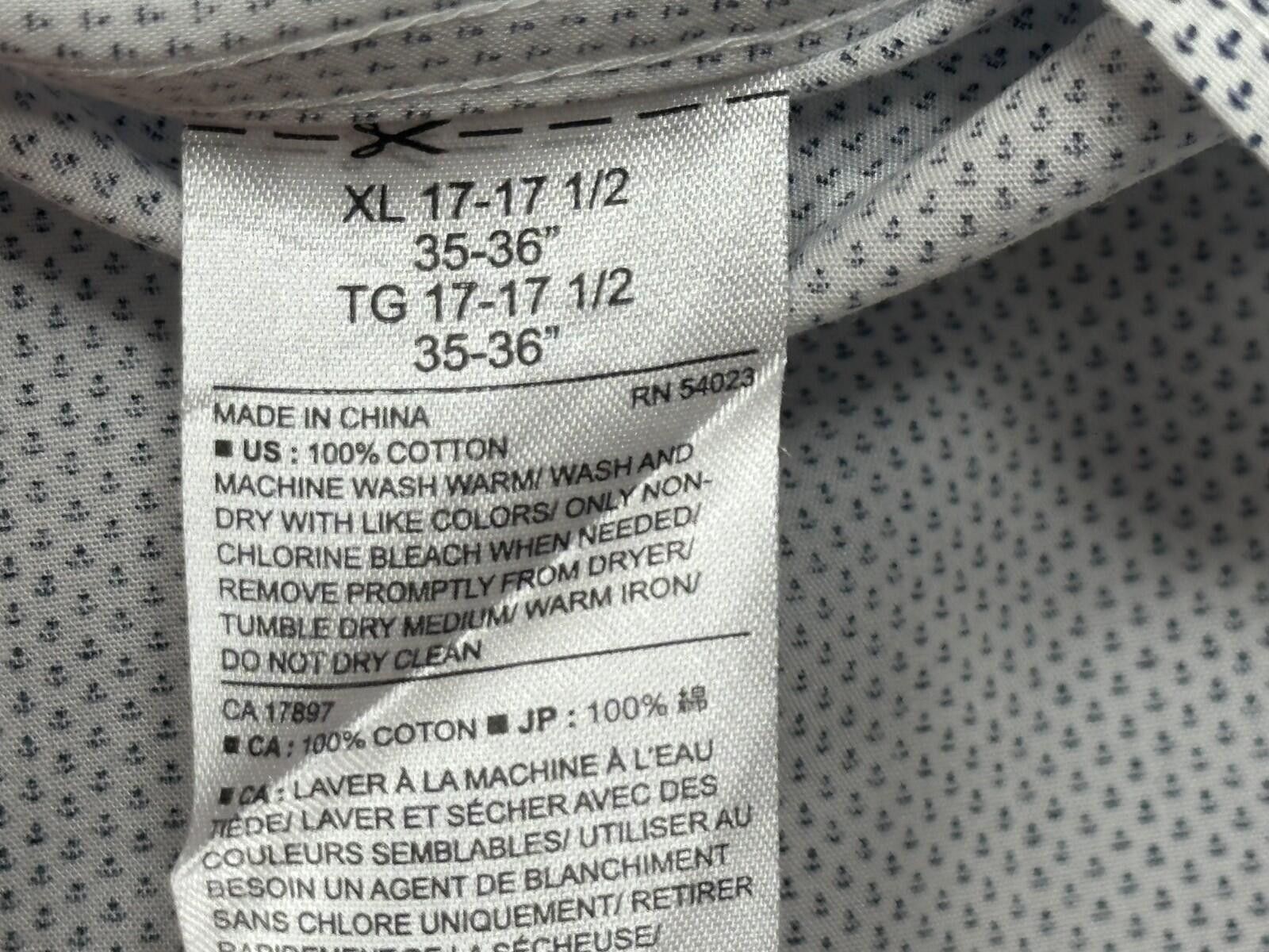 Banana Republic Banana Republic No-Iron Pinpoint Slim Button Up White Men XL Size US XL / EU 56 / 4 - 6 Thumbnail
