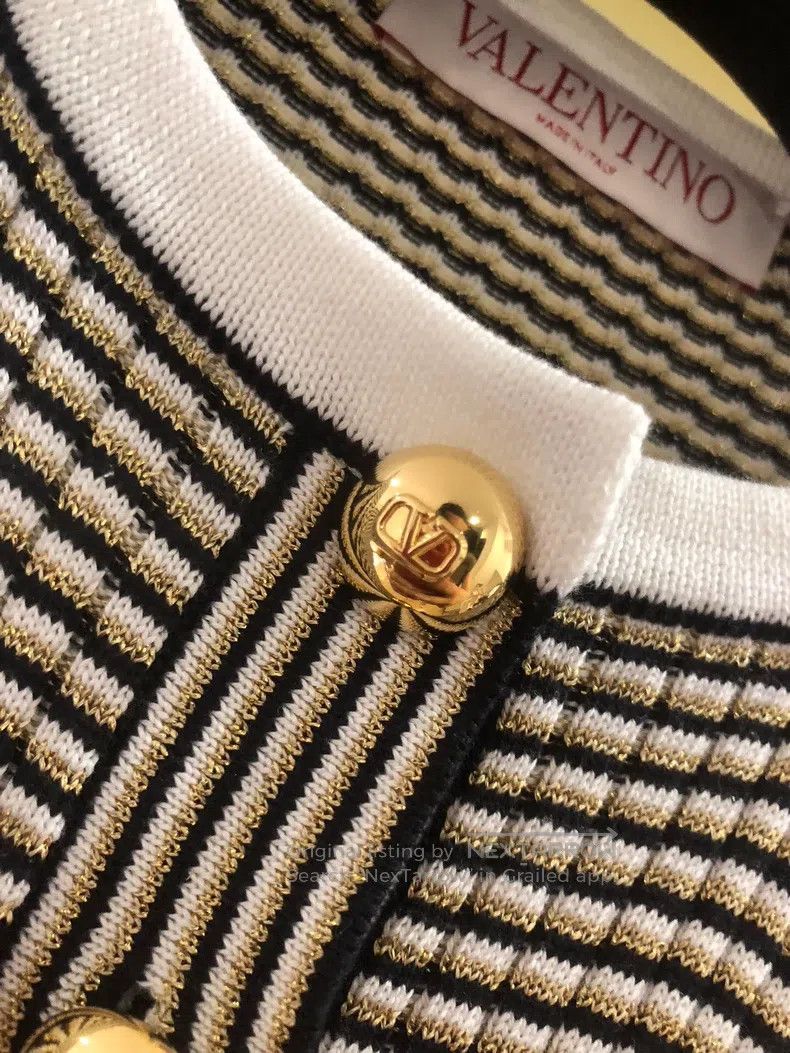Valentino Valentino Striped knit short sleeves Size M / US 6-8 / IT 42-44 - 4 Thumbnail