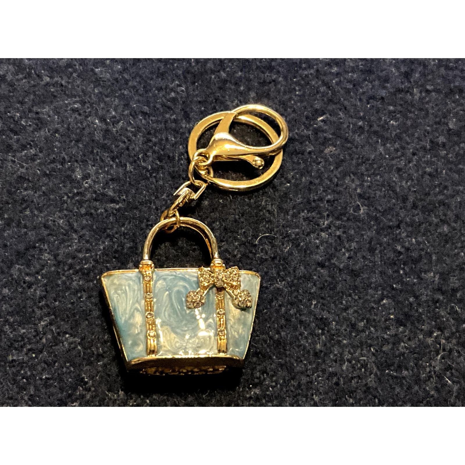 Other Handbag Shaped Rhiestone Enamel Keychain Size ONE SIZE - 1 Thumbnail