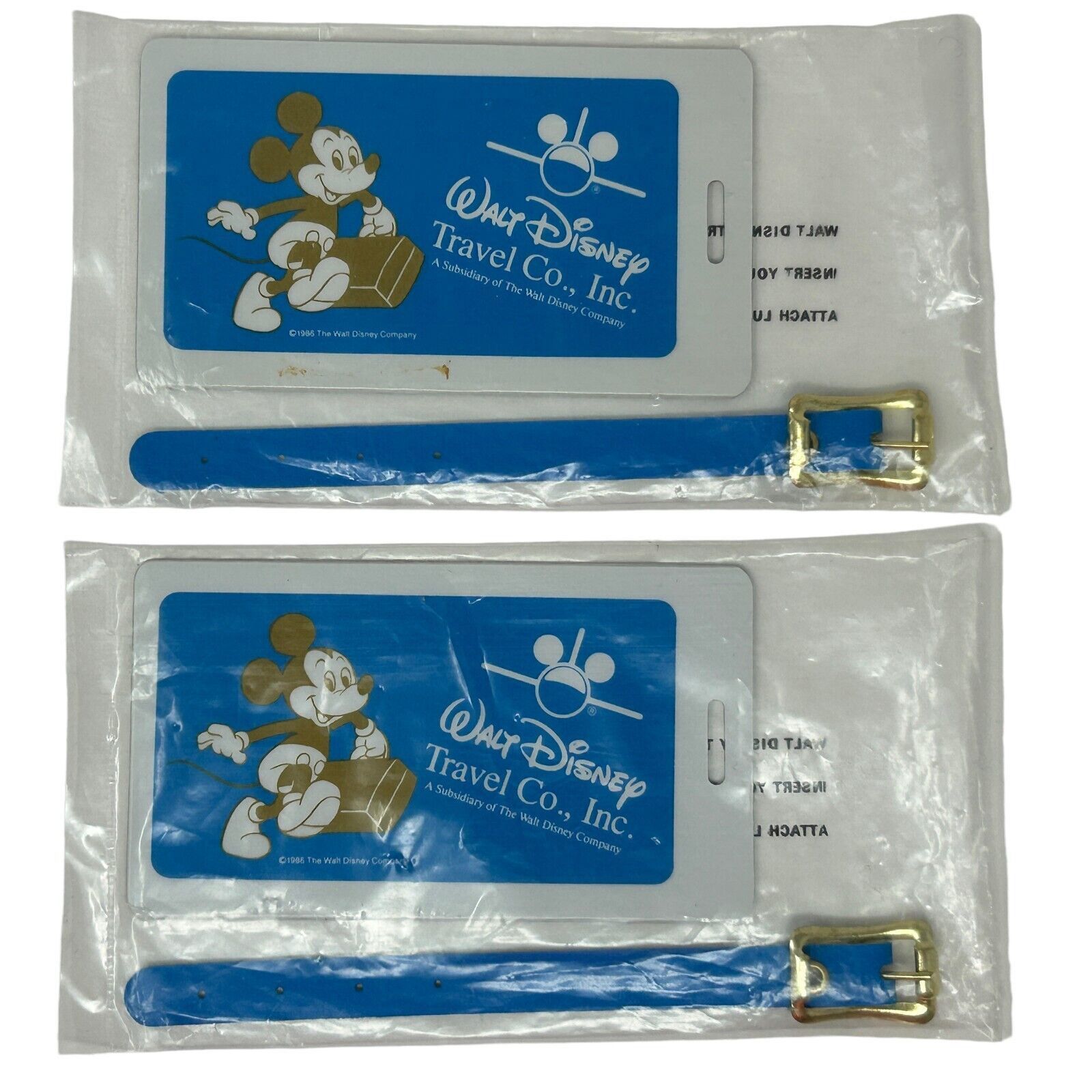Disney Vintage Walt Disney Travel Co Inc Luggage Tags and Stickers Size ONE SIZE - 2 Thumbnail
