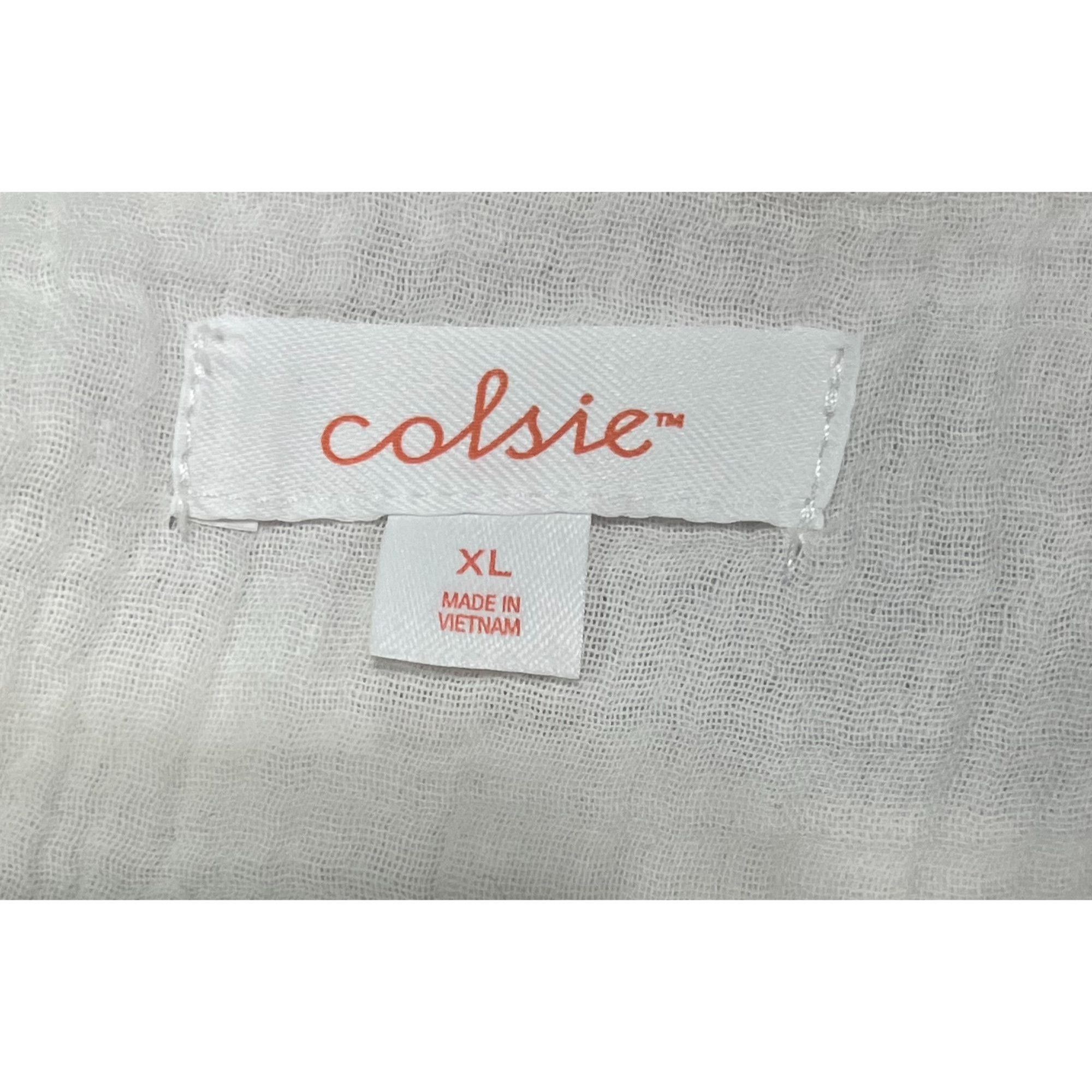 Other Colsie - Women's Tank Top - White - Extra Large Size XL / US 12-14 / IT 48-50 - 8 Thumbnail
