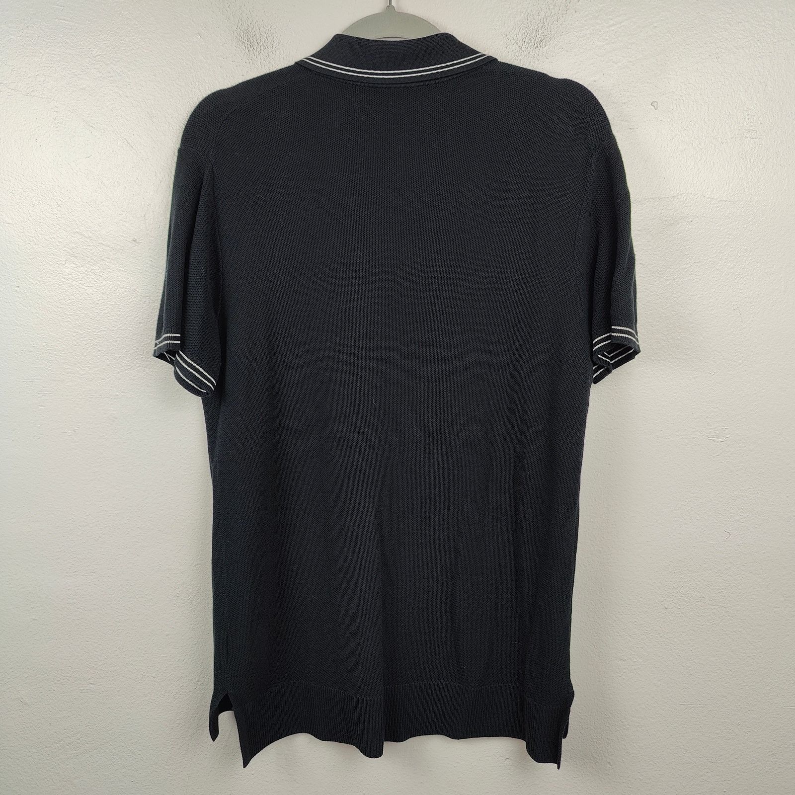 Todd Snyder Todd Snyder Silk Cotton Polo Shirt Mens Small Black White Size US S / EU 44-46 / 1 - 5 Thumbnail