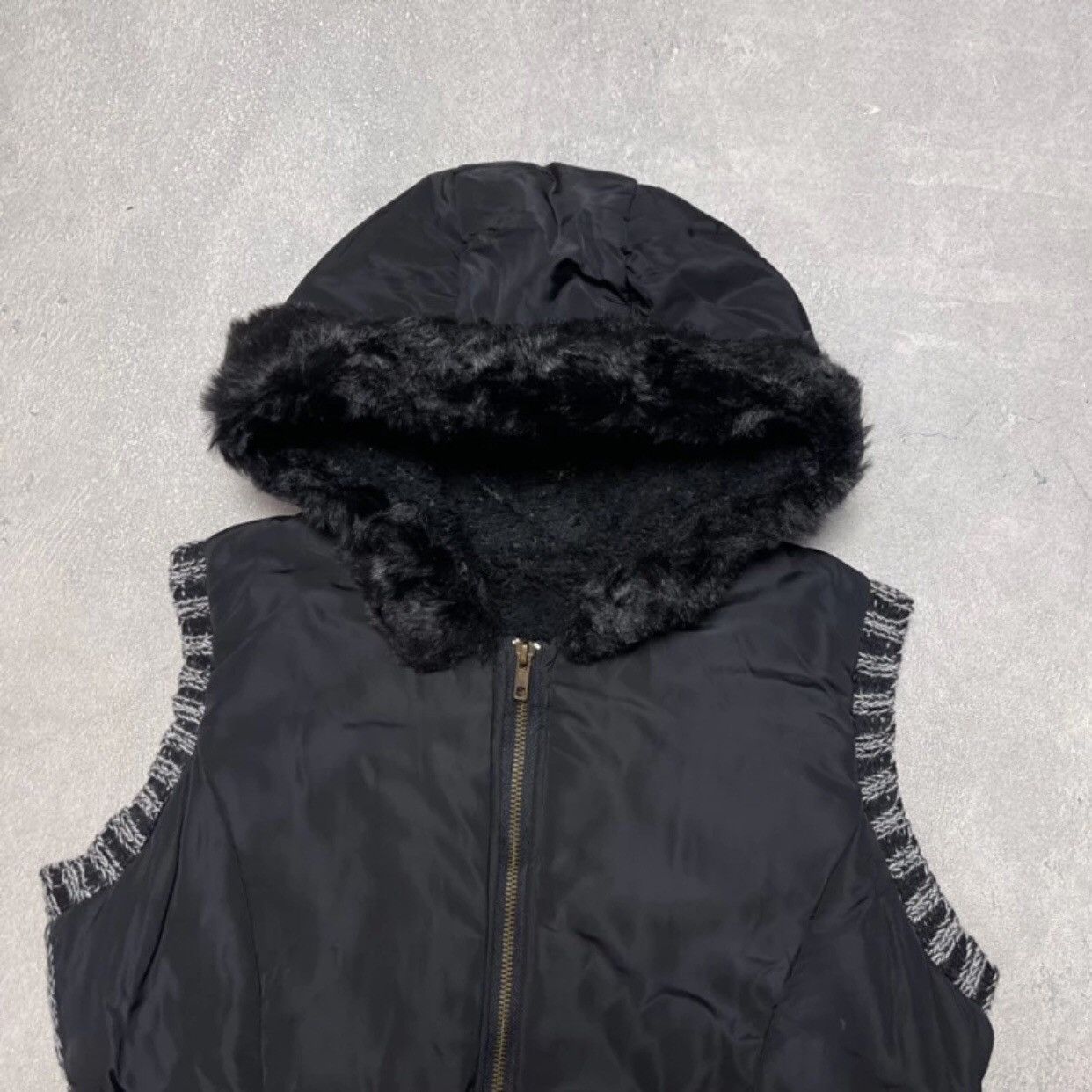 KMRii 2000s Cooperate Vest Sherpa Faux Fur Jacket Size US L / EU 52-54 / 3 - 3 Thumbnail