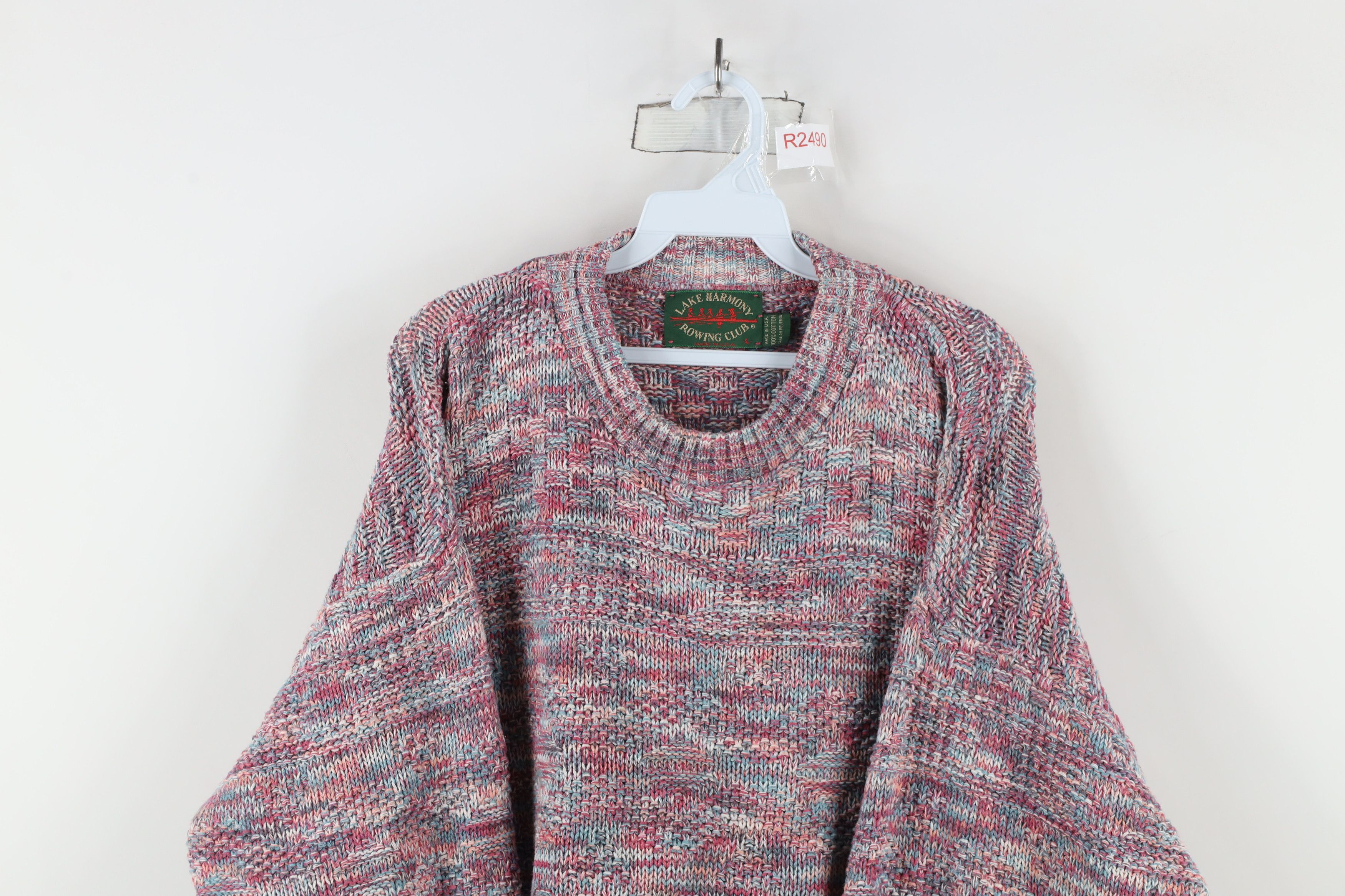 Vintage Vintage 90s Streetwear Weave Knit Crewneck Sweater USA Size US L / EU 52-54 / 3 - 2 Thumbnail