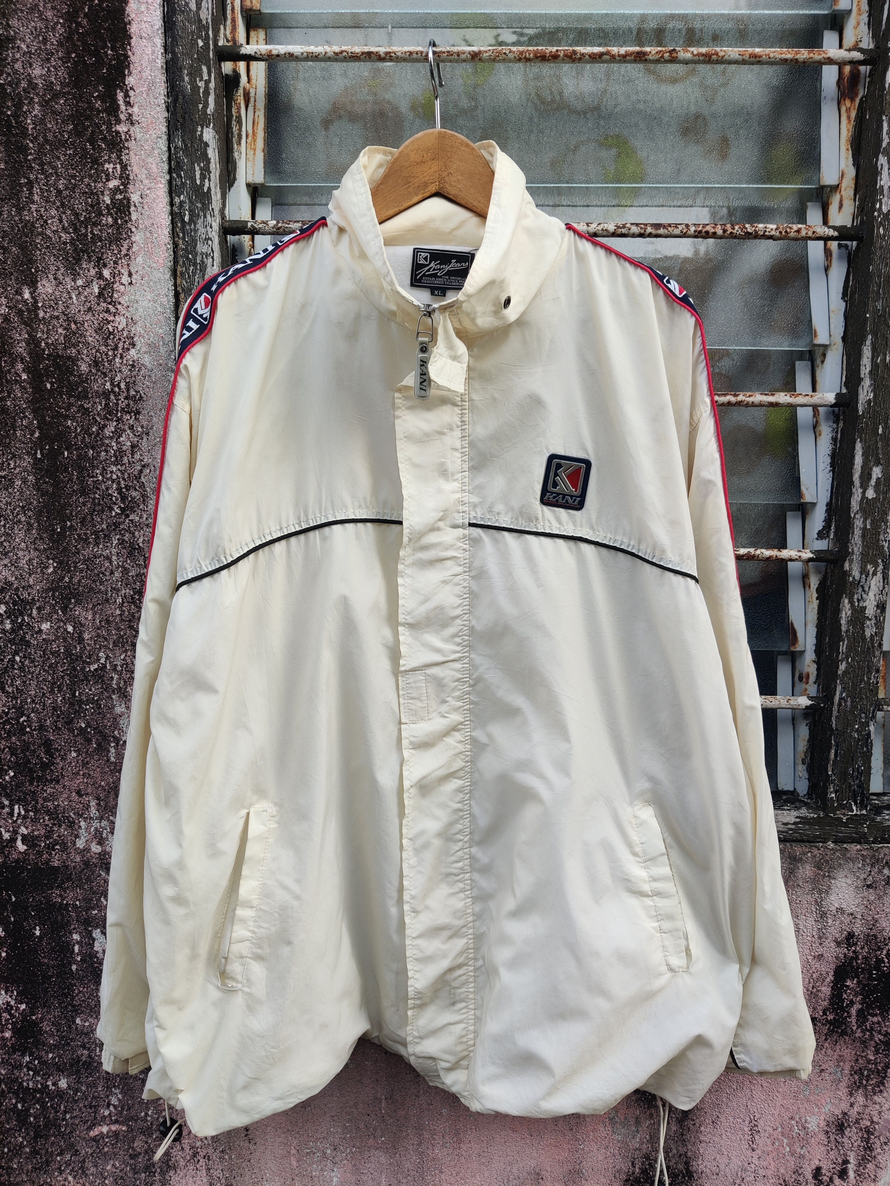 Karl Kani Vintage Karl Kani Jeans Spellout Side Tap Jacket Size US XL / EU 56 / 4 - 5 Thumbnail
