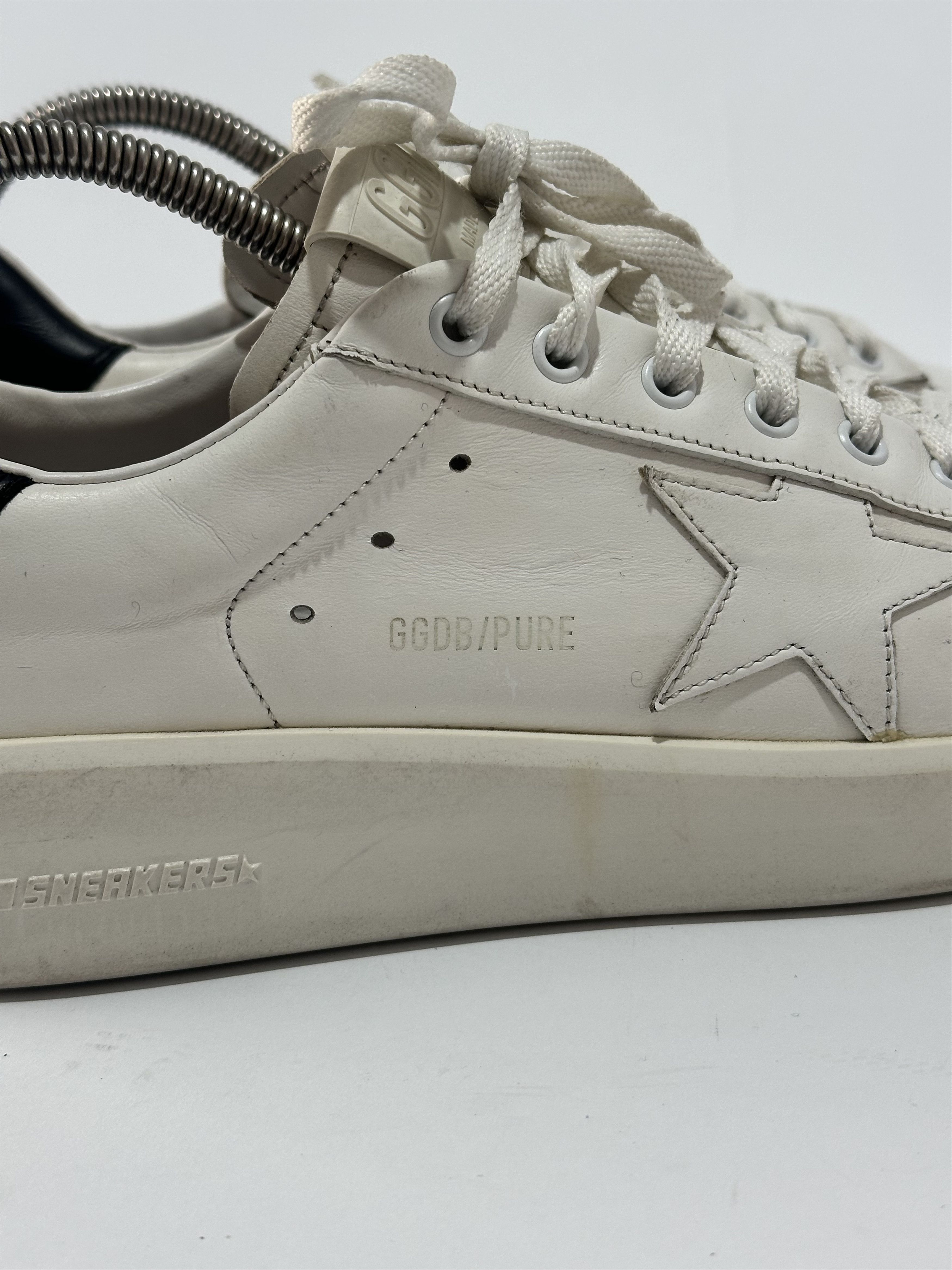 Golden Goose Golden Goose White Leather Pure Star Sneakers Size 41 Size US 8 / EU 41 - 7 Thumbnail