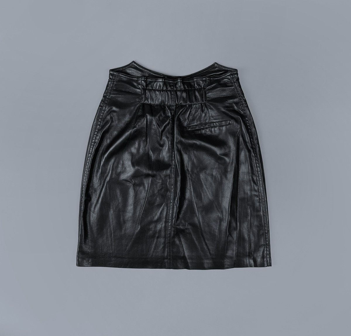 Nanushka Women's NANUSHKA Meda Belted Chai Vegan Leather Mini Skirt M Size 28" / US 6 / IT 42 - 7 Thumbnail