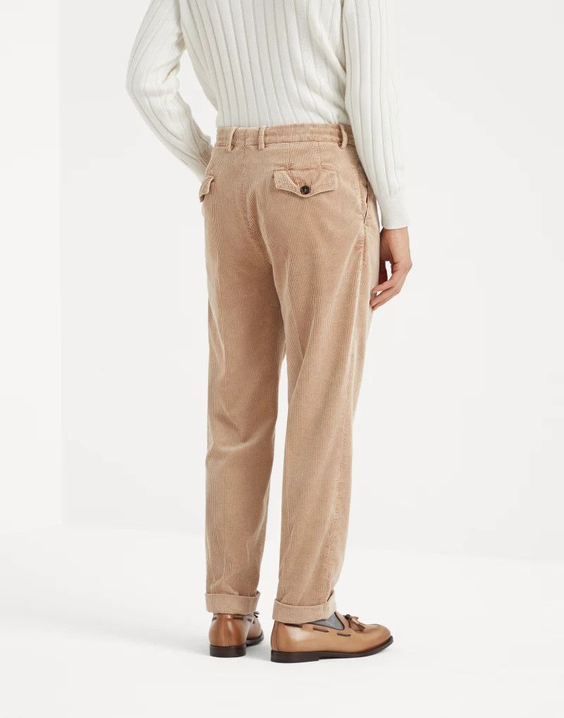 Brunello Cucinelli o1w1db10125 Pant in Beige Size US 38 / EU 54 - 2 Thumbnail