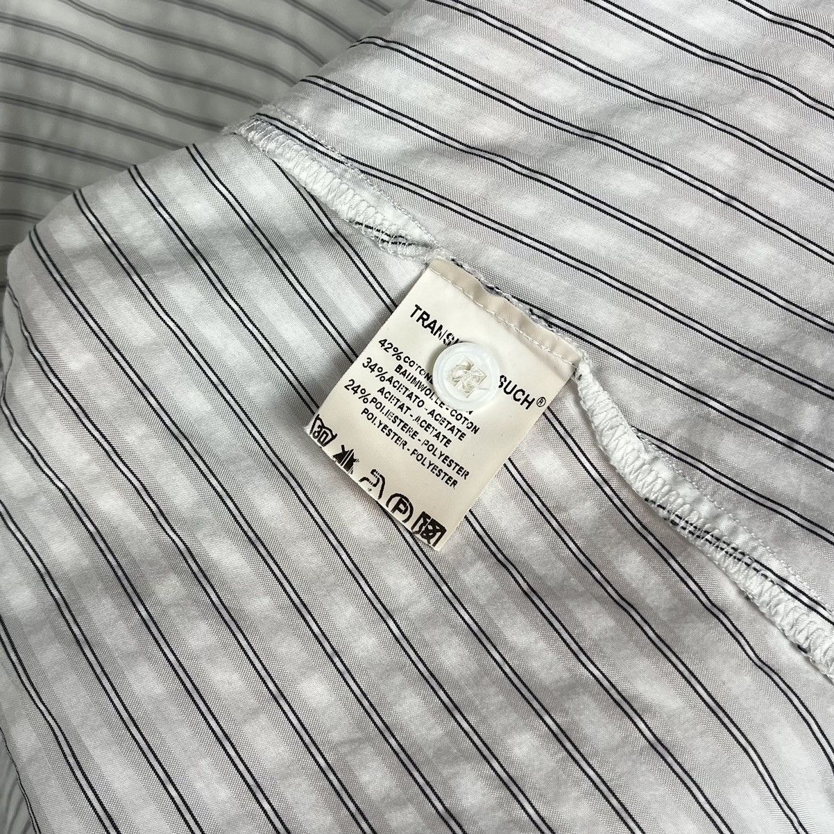 Transit Ladies Transit Par-Such Avant-Garde Button Up Shirt Size L / US 10 / IT 46 - 8 Thumbnail